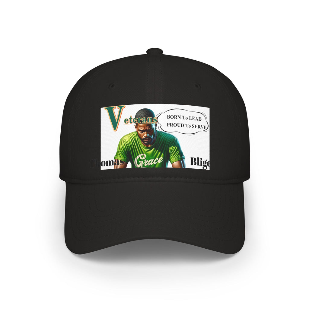 Veteran 'Born to Lead, Proud to Serve' Low Profile Baseball Cap