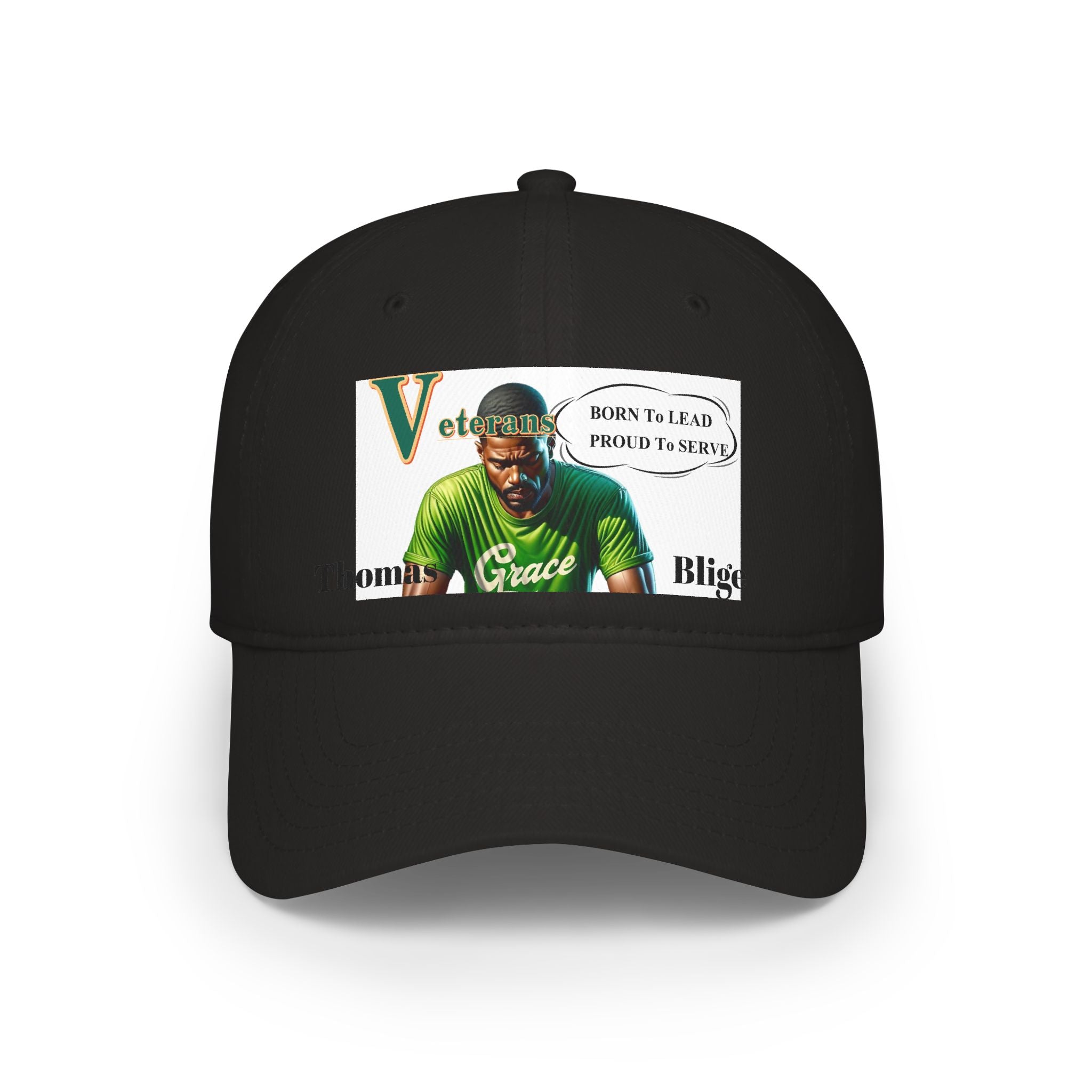 Veteran 'Born to Lead, Proud to Serve' Low Profile Baseball Cap