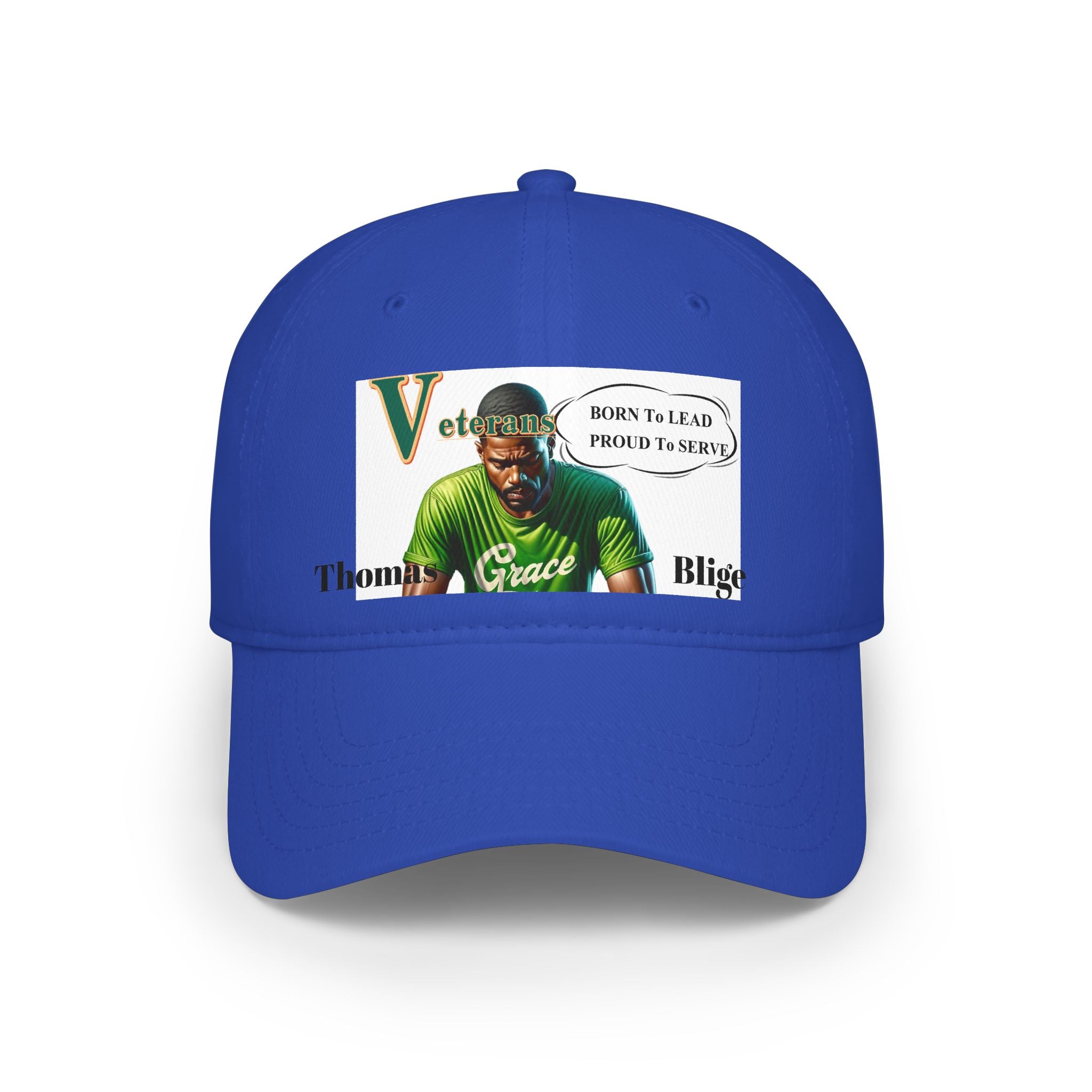 Veteran 'Born to Lead, Proud to Serve' Low Profile Baseball Cap