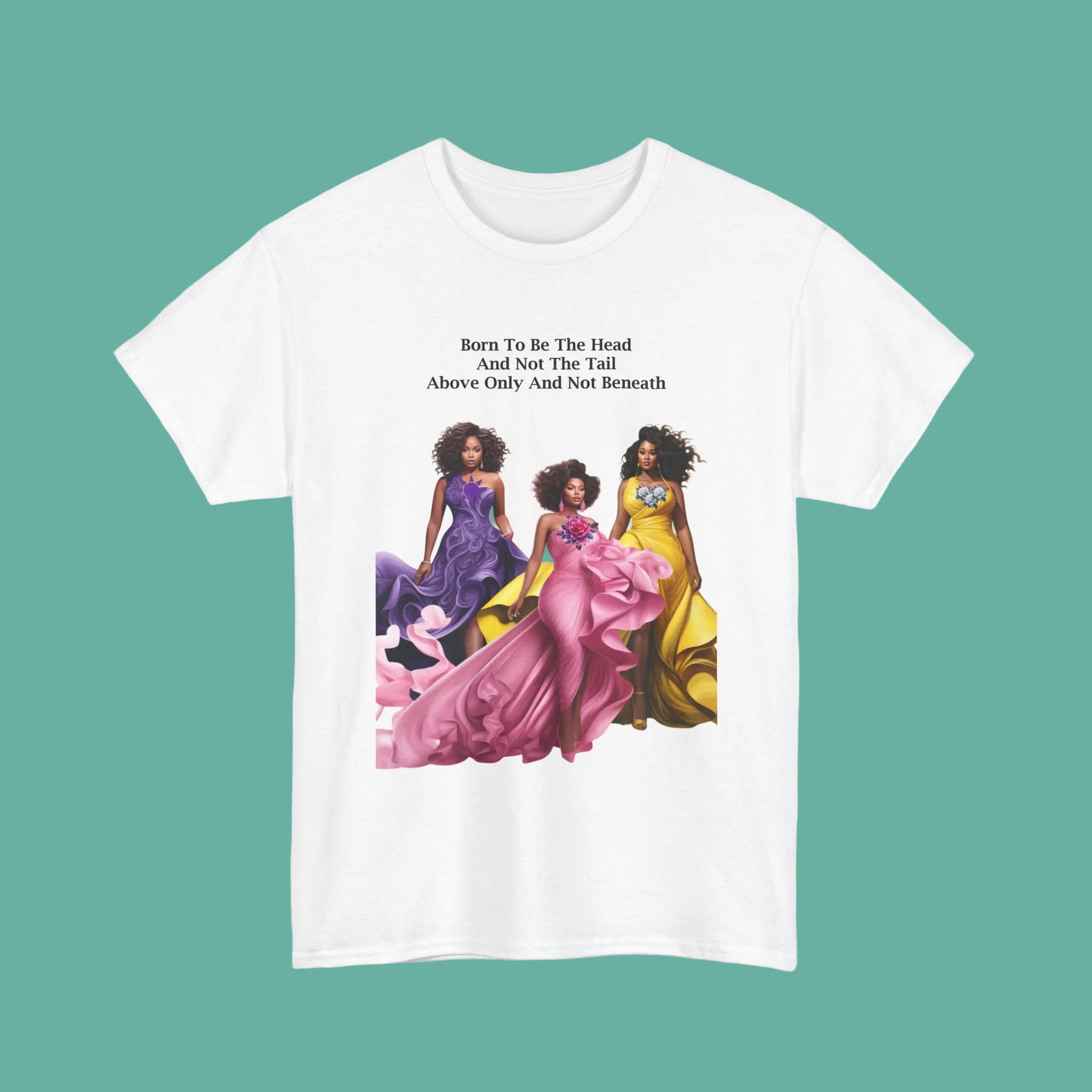 Born To Be The Head Graphic Tee — Black Girl Magic Dress Illustration