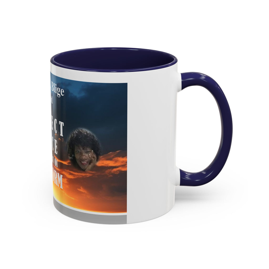 Inspirational Accent Coffee Mug - “Found Perfect Peace in the Midst of Her Storm”