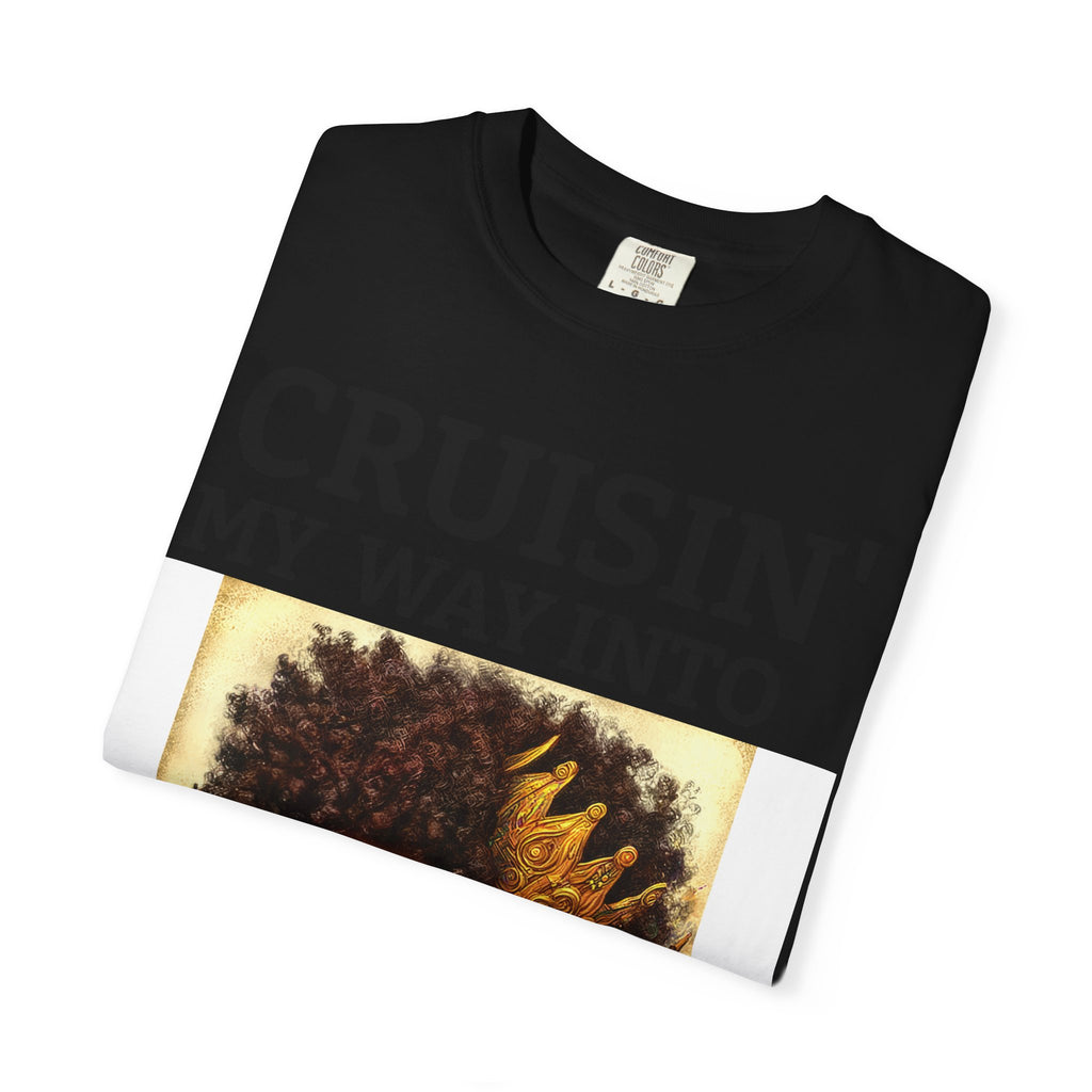 Personalized  Cruising your way to your 60's, 40's, 80's or whatever the blessing, Unisex Garment-Dyed T-shirt