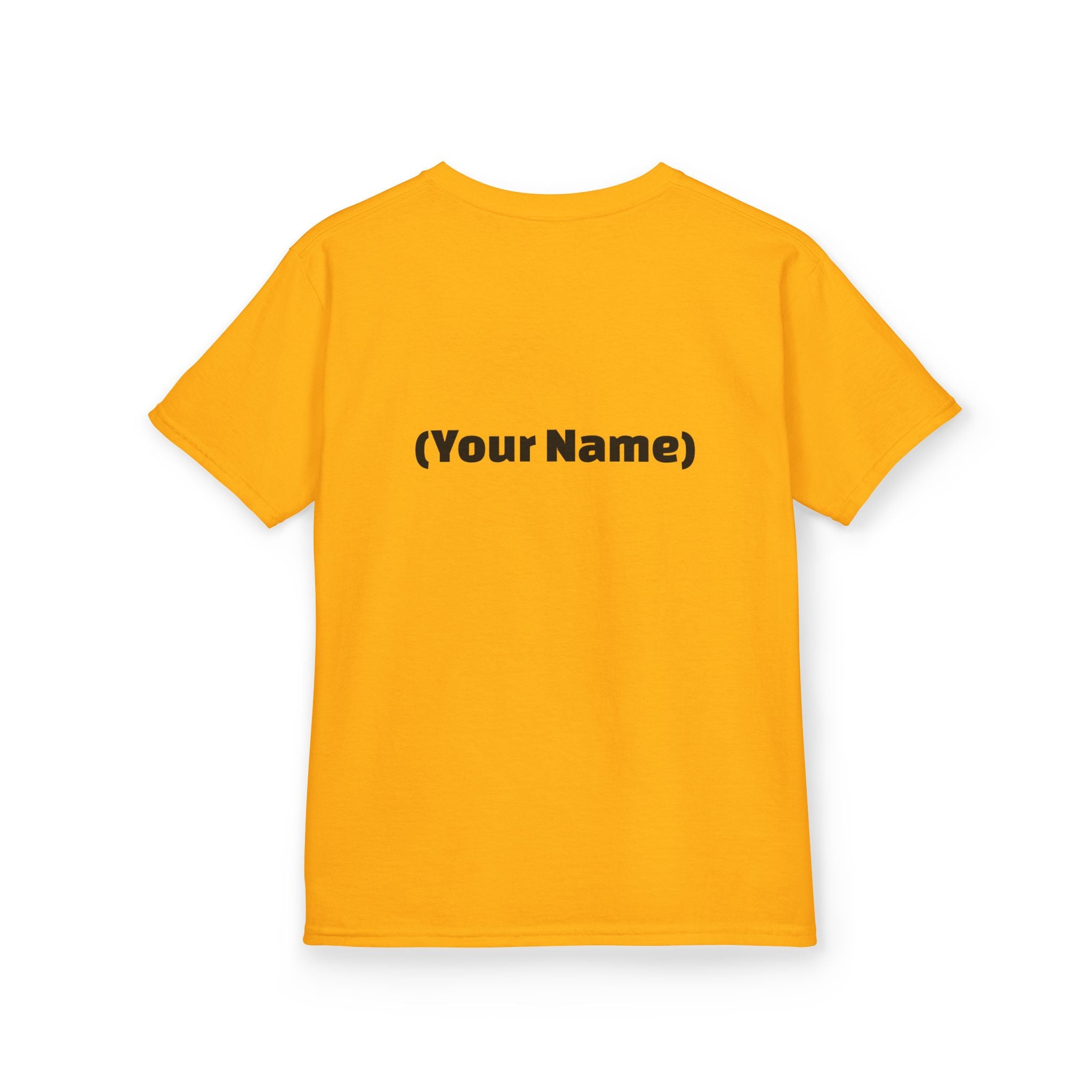 Kids Tee — "Watch Out! Queen Coming Through" Cute Black Baby Girl Design (Custom Name Back)