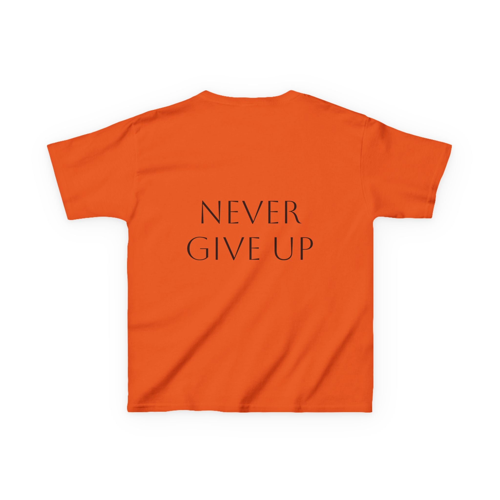 Kids T-Shirt — 'Royalty Through and Through' Inspirational Design (Never Give Up)