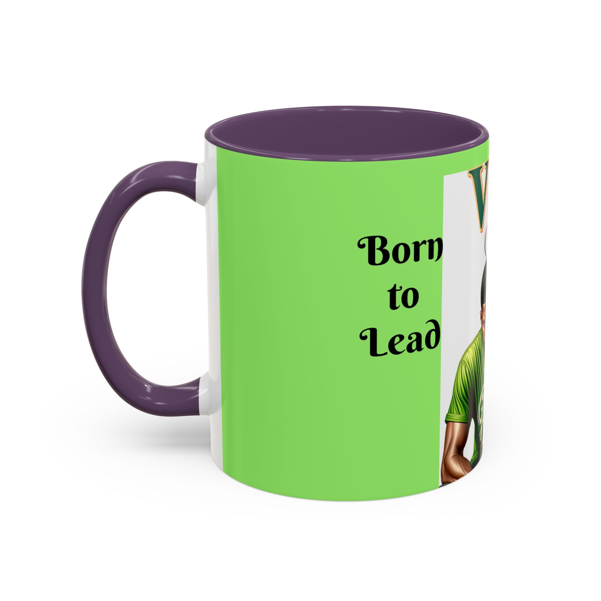 Veterans 'Born to Lead, Proud to Serve' Accent Coffee Mug