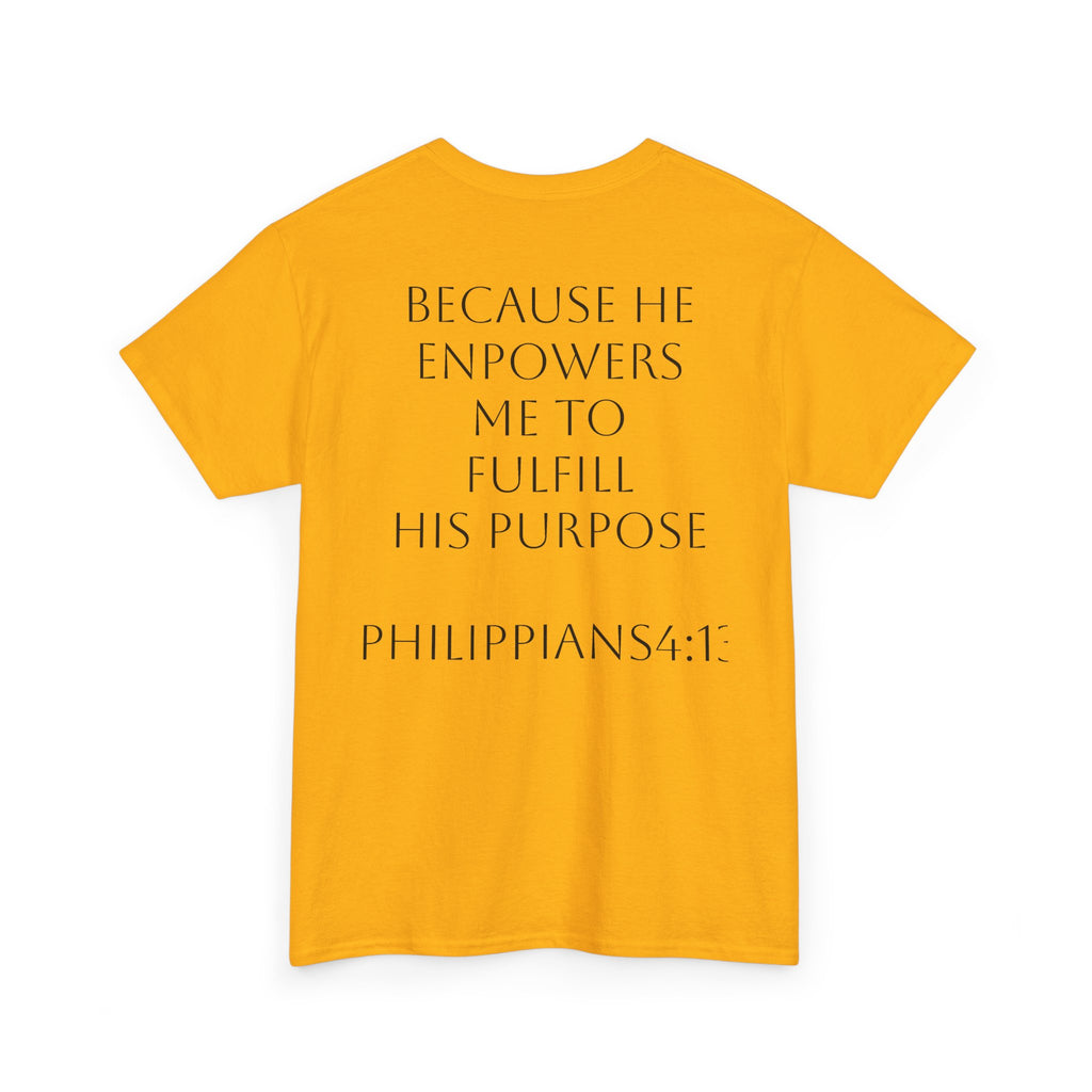 Inspirational Christian Tee — "Life Is Tough But So Are You" Personalized Shirt (Philippians 4:13)