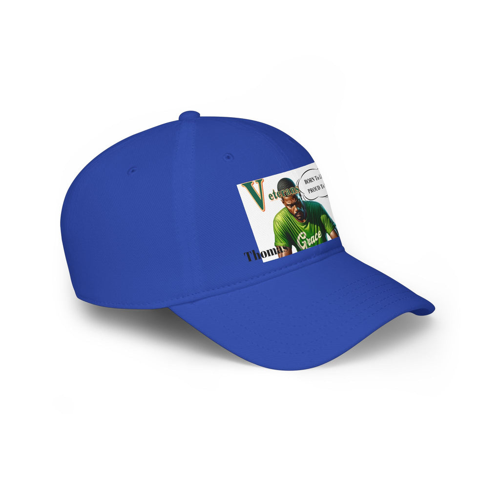 Veteran 'Born to Lead, Proud to Serve' Low Profile Baseball Cap