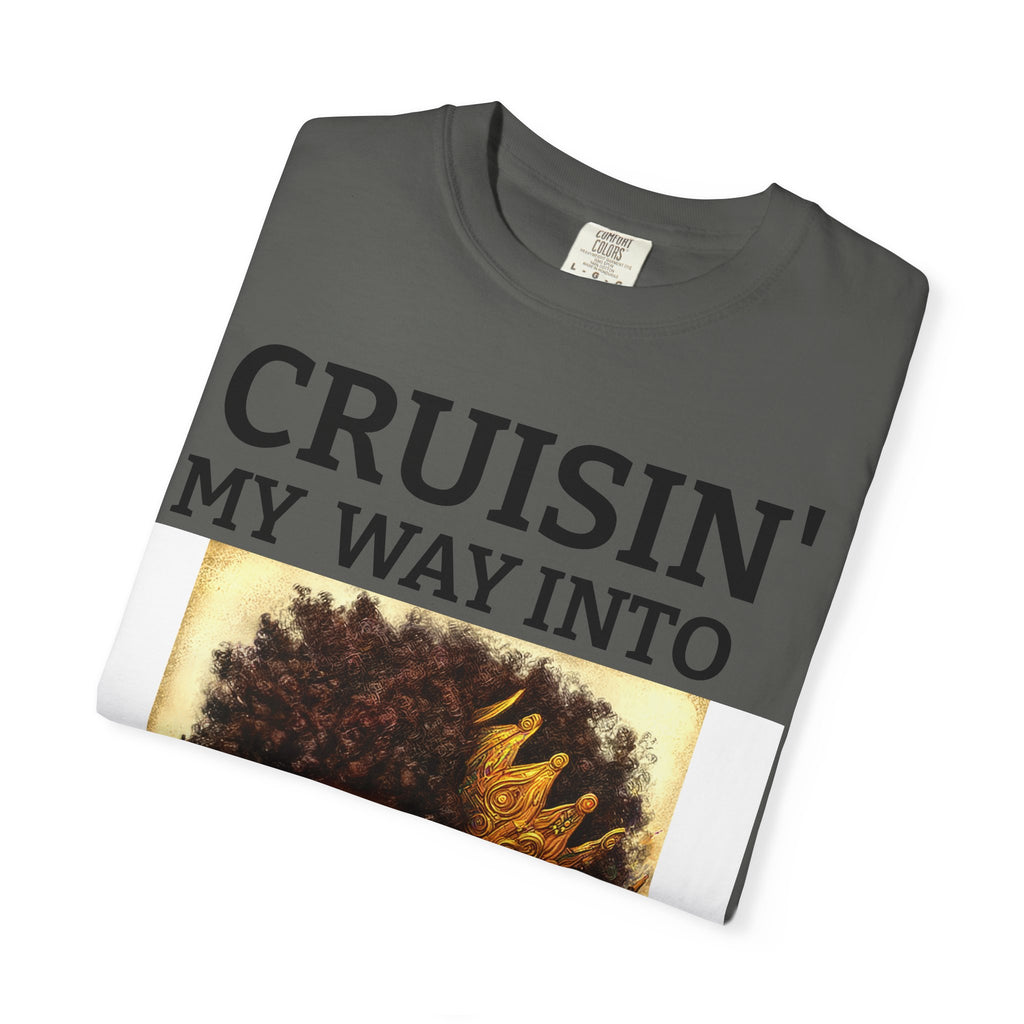 Personalized  Cruising your way to your 60's, 40's, 80's or whatever the blessing, Unisex Garment-Dyed T-shirt
