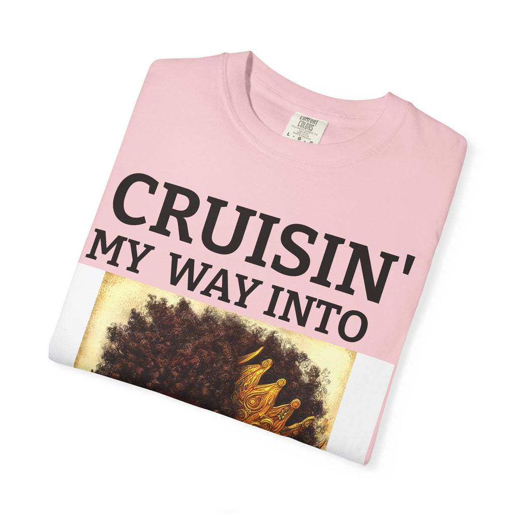 Personalized  Cruising your way to your 60's, 40's, 80's or whatever the blessing, Unisex Garment-Dyed T-shirt
