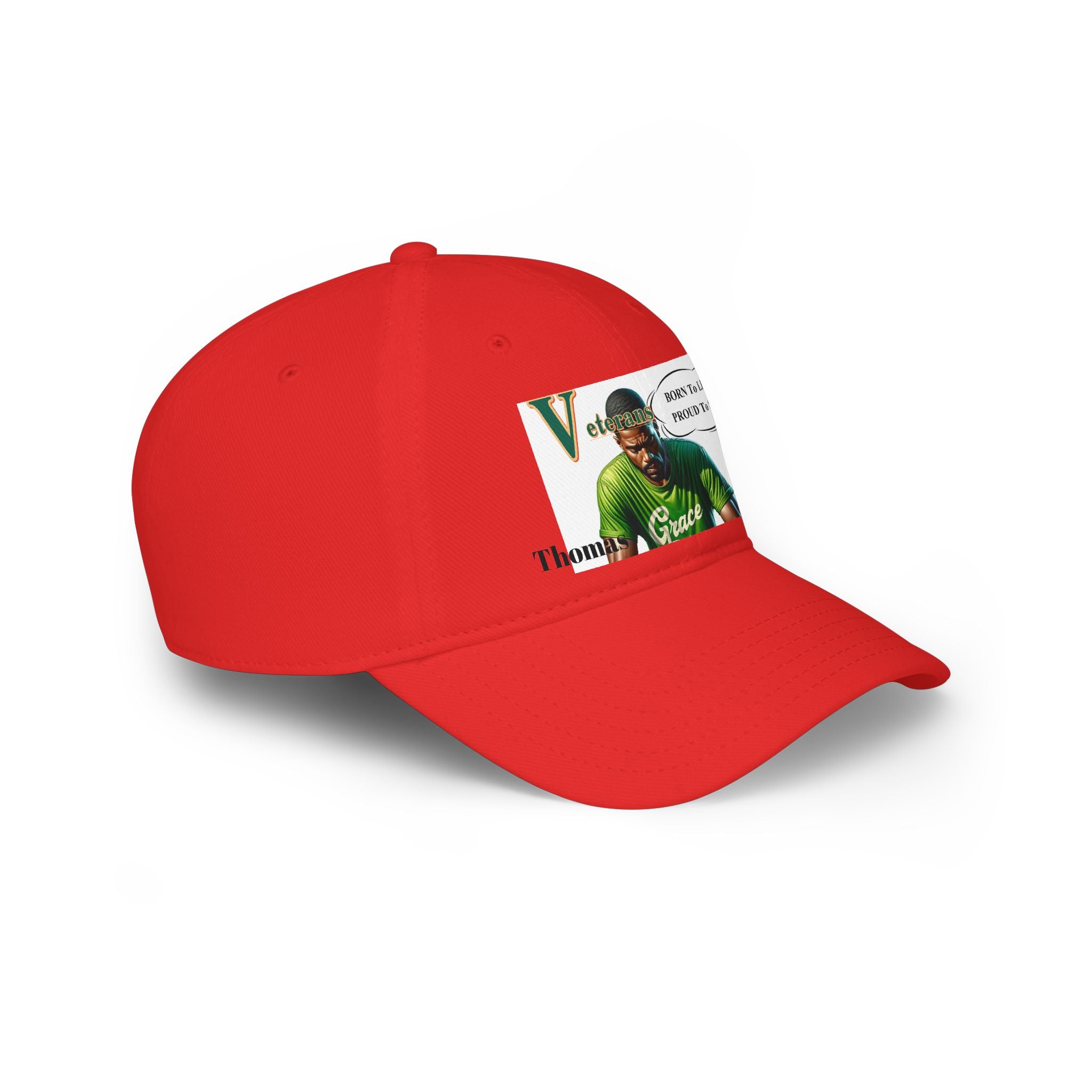 Veteran 'Born to Lead, Proud to Serve' Low Profile Baseball Cap