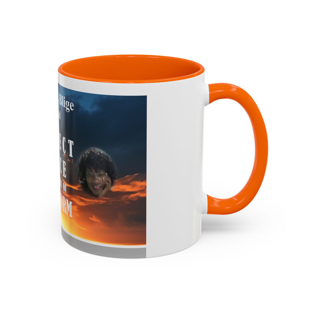 Inspirational Accent Coffee Mug - “Found Perfect Peace in the Midst of Her Storm”
