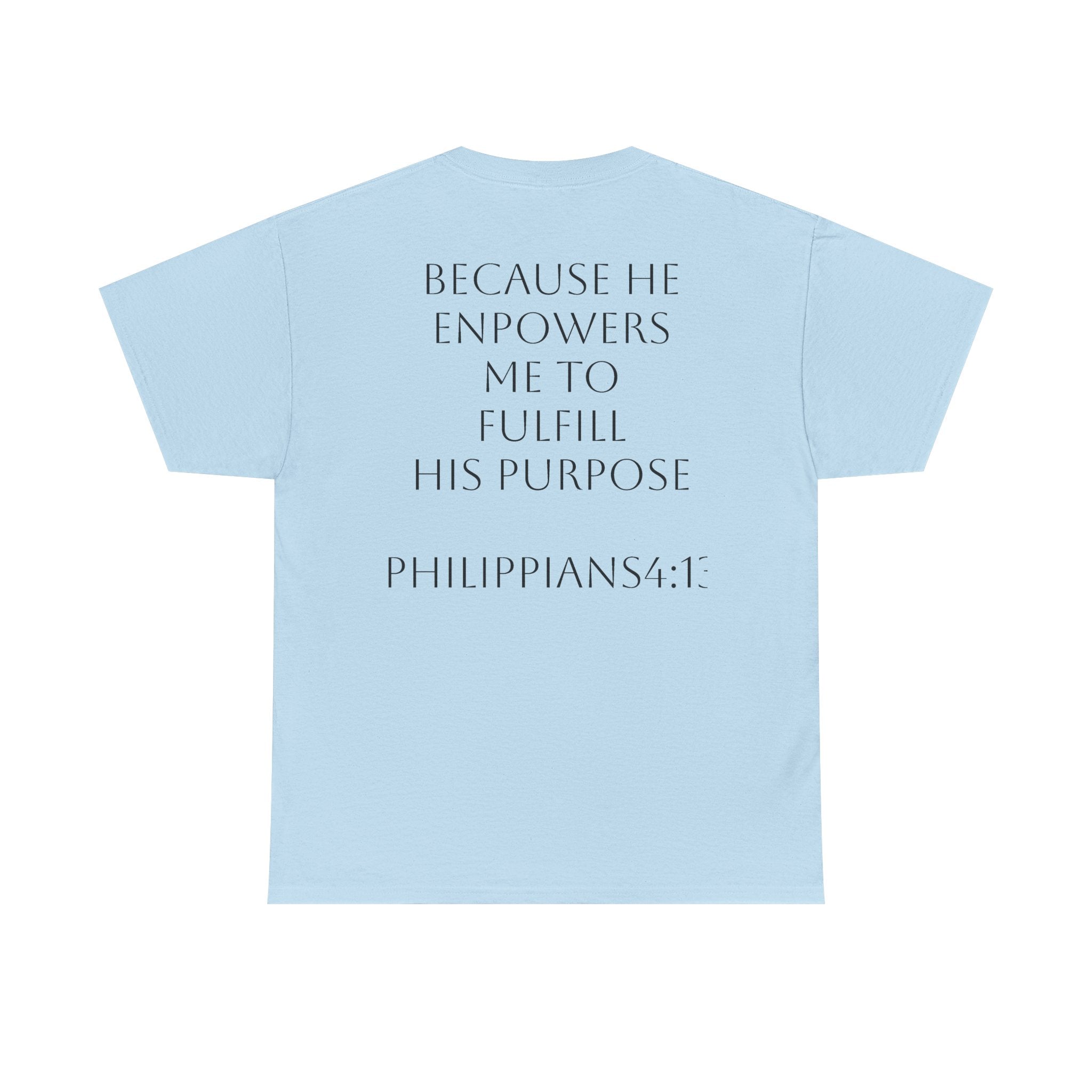 Inspirational Christian Tee — "Life Is Tough But So Are You" Personalized Shirt (Philippians 4:13)