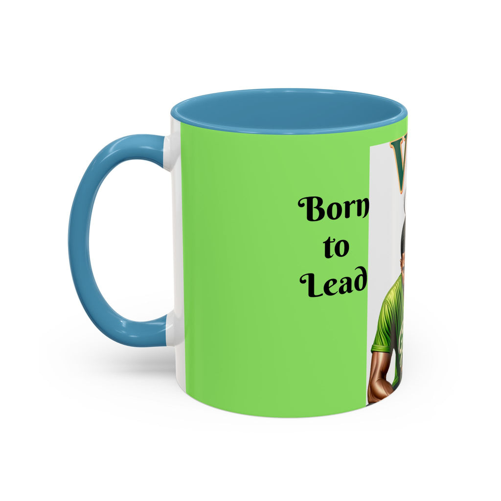Veterans 'Born to Lead, Proud to Serve' Accent Coffee Mug