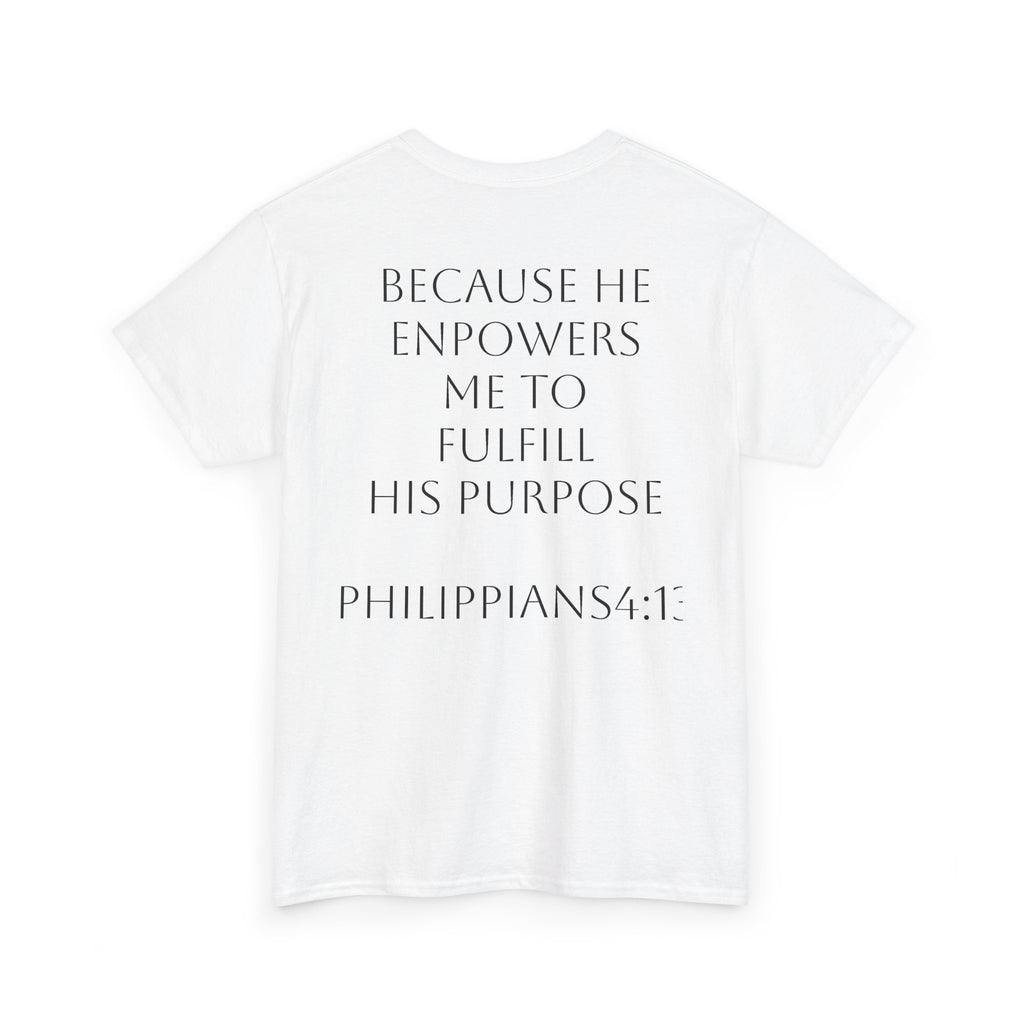 Inspirational Christian Tee — "Life Is Tough But So Are You" Personalized Shirt (Philippians 4:13)