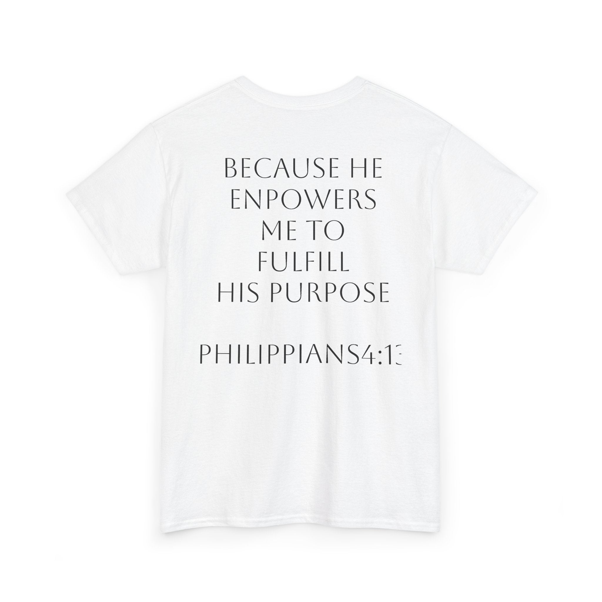 Inspirational Christian Tee — "Life Is Tough But So Are You" Personalized Shirt (Philippians 4:13)
