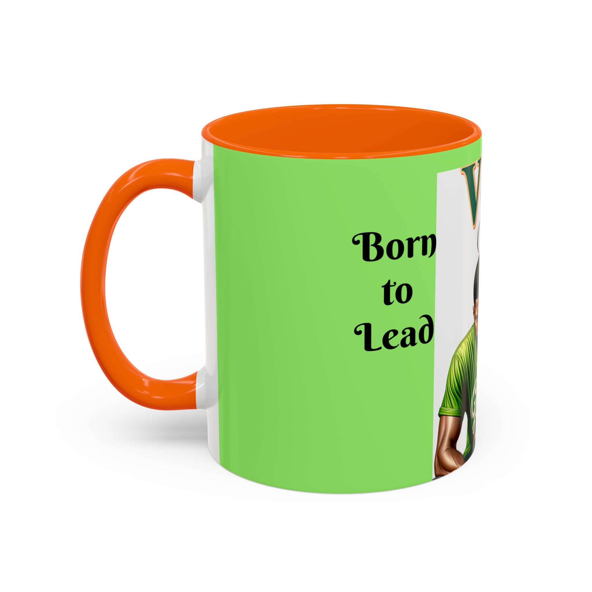 Veterans 'Born to Lead, Proud to Serve' Accent Coffee Mug