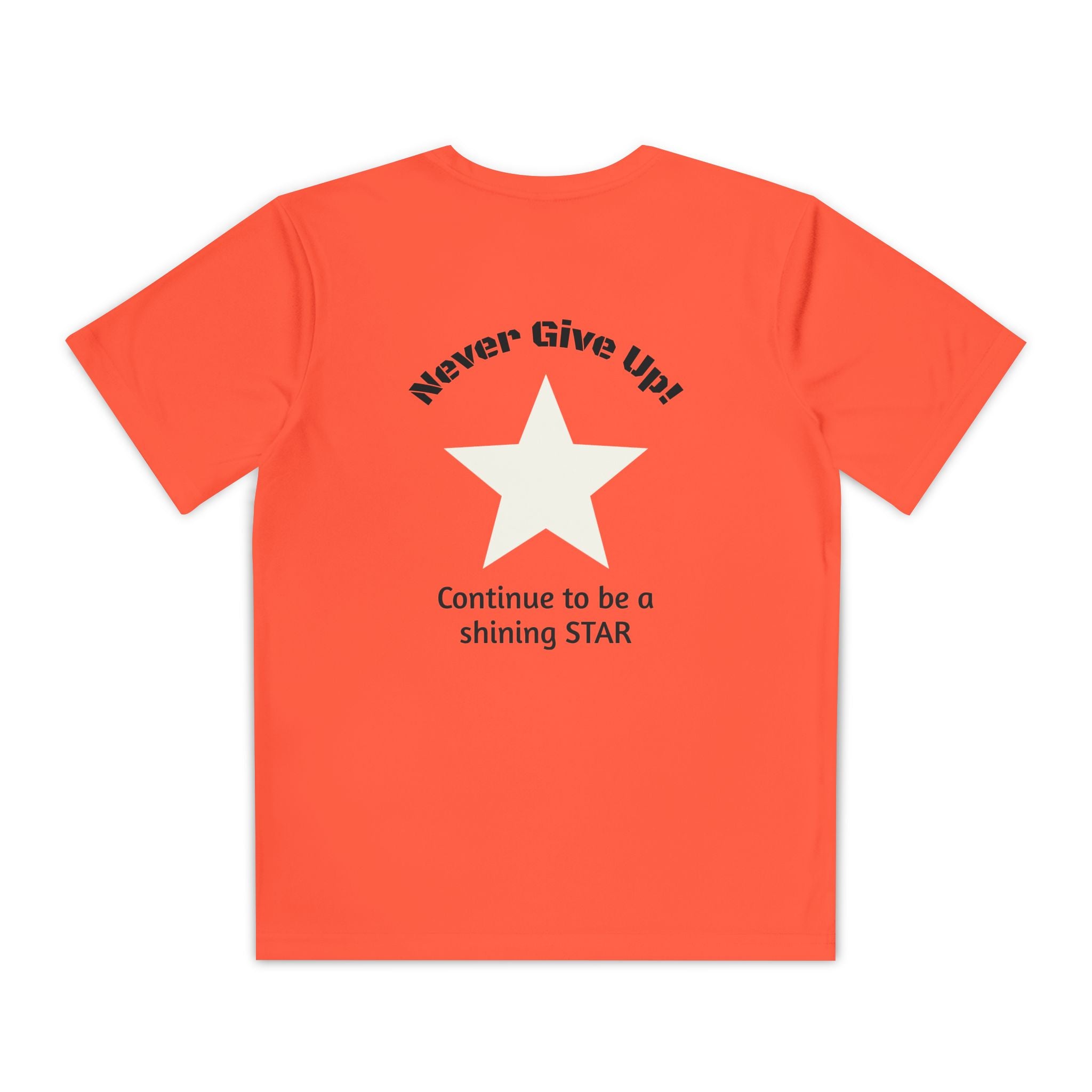 Youth Competitor Tee - 'Run Towards Your Goals' Inspirational Christian Kids Shirt (Proverbs 16:3, Never Give Up)
