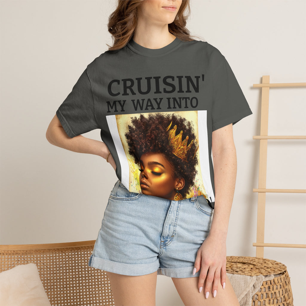 Personalized  Cruising your way to your 60's, 40's, 80's or whatever the blessing, Unisex Garment-Dyed T-shirt