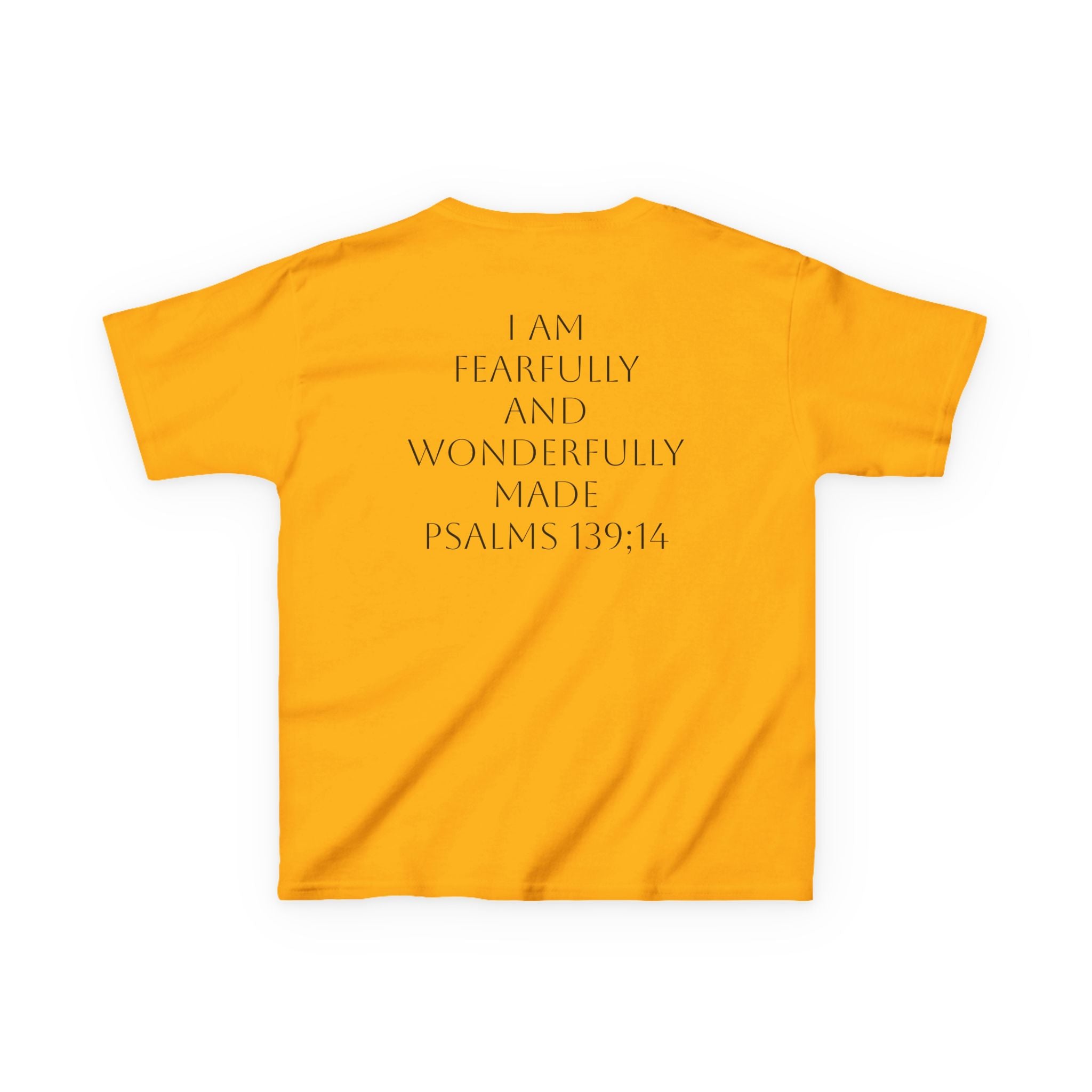 WHAT AN INSPIRATION FOR ANY CHILD! I Am Fearfully and Wonderfully Made Kids Heavy Cotton™ Tee