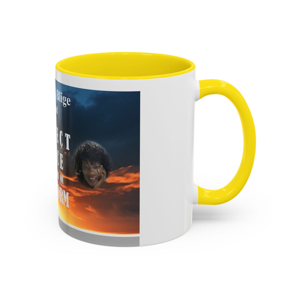 Inspirational Accent Coffee Mug - “Found Perfect Peace in the Midst of Her Storm”