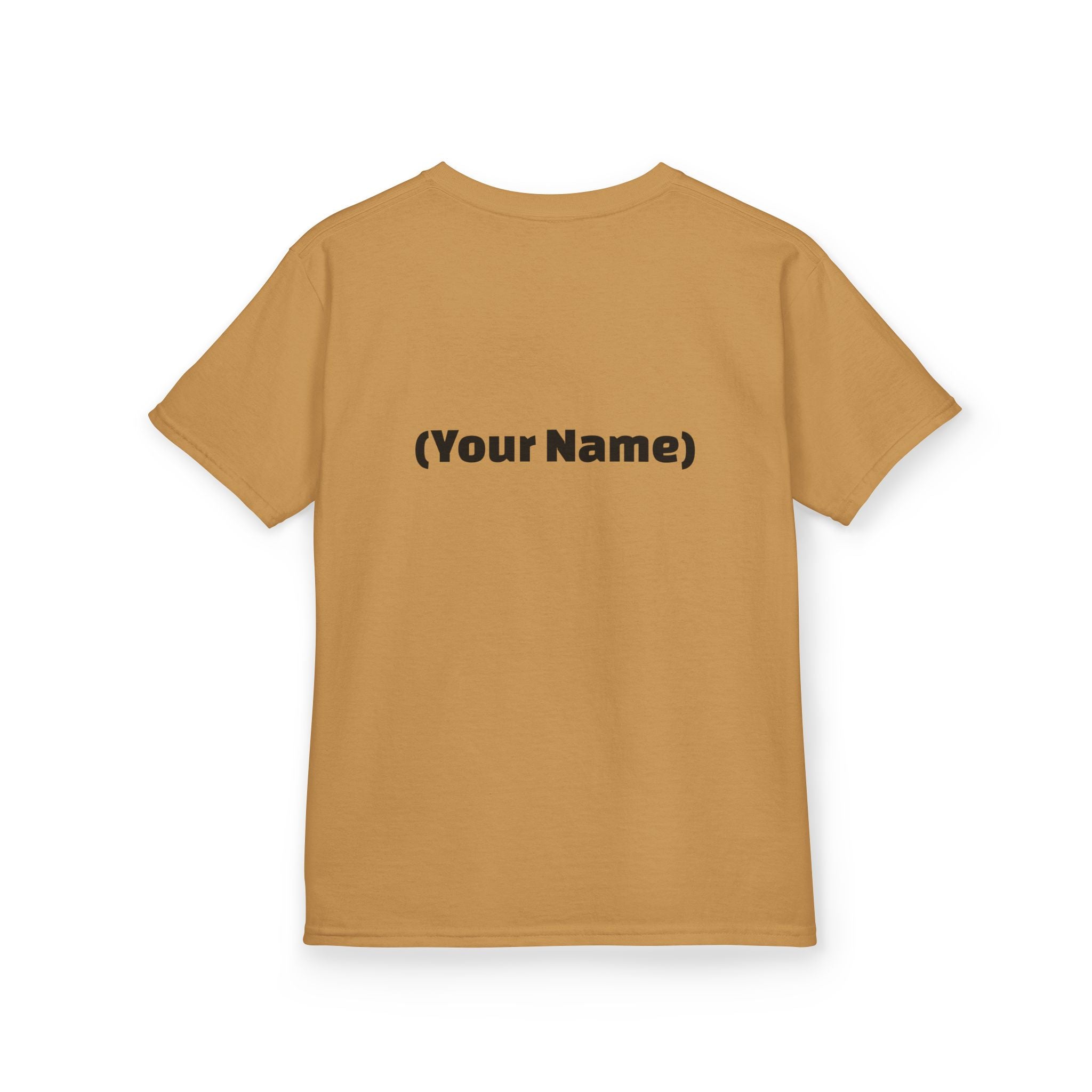 Kids Tee — "Watch Out! Queen Coming Through" Cute Black Baby Girl Design (Custom Name Back)