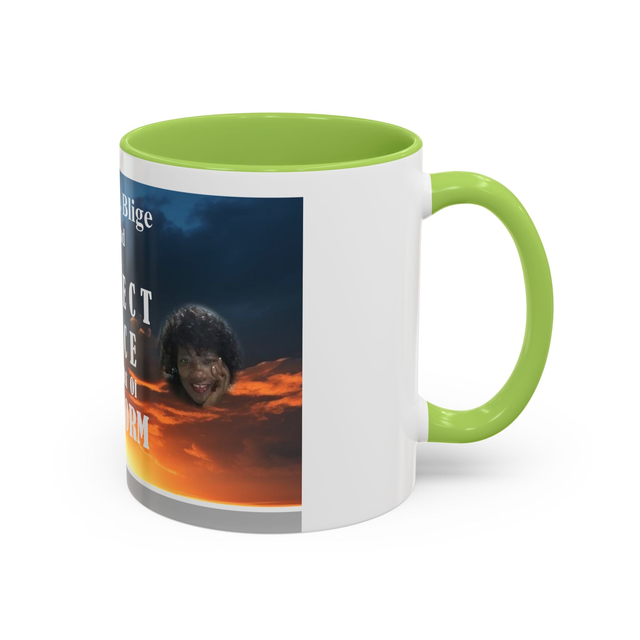 Inspirational Accent Coffee Mug - “Found Perfect Peace in the Midst of Her Storm”