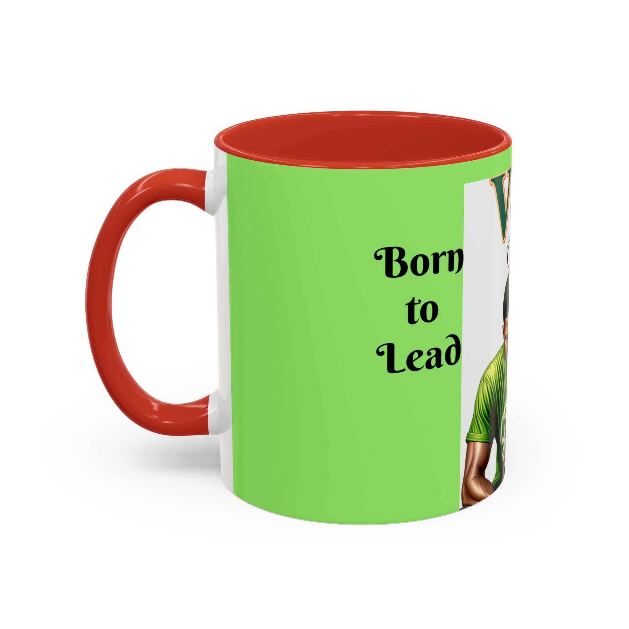 Veterans 'Born to Lead, Proud to Serve' Accent Coffee Mug