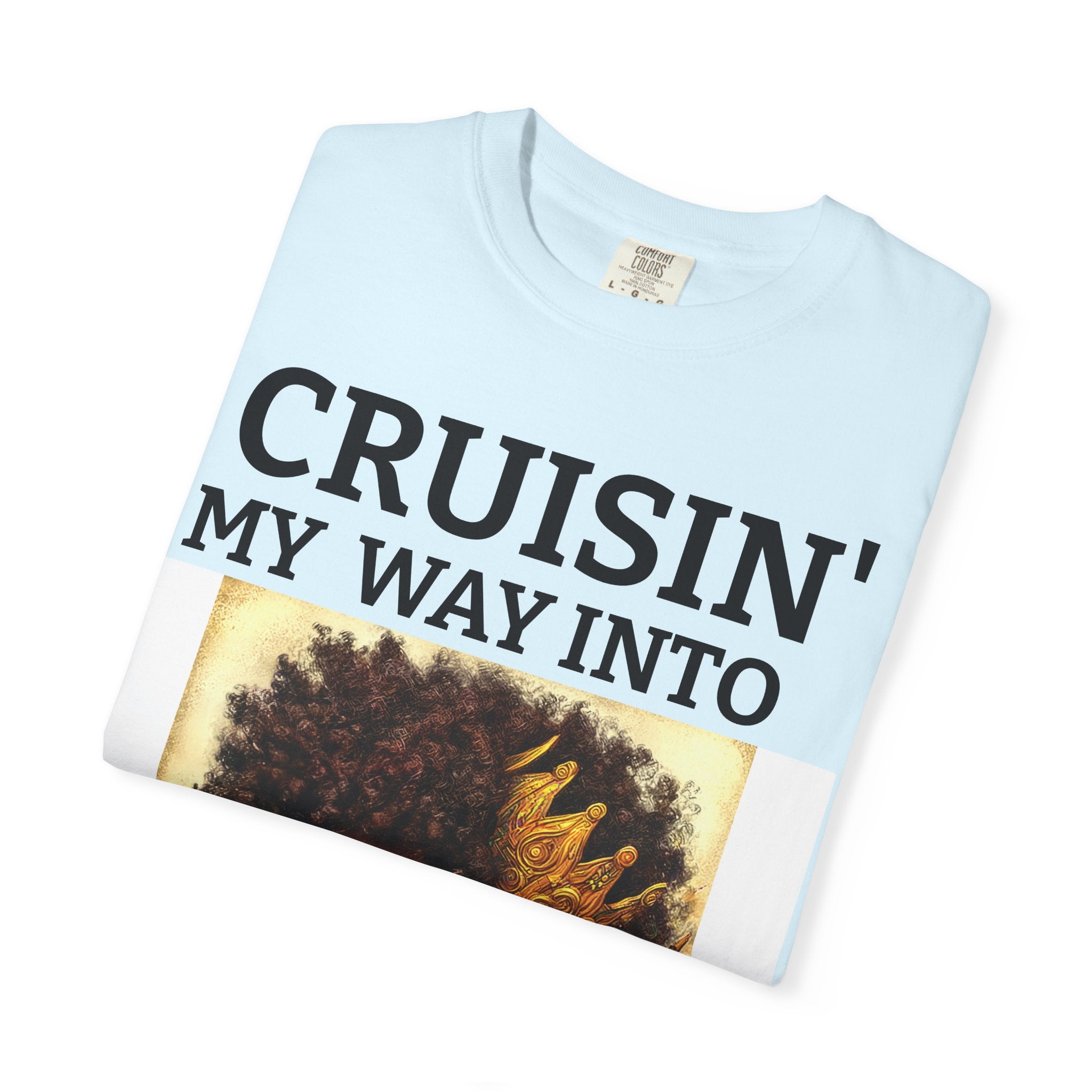 Personalized  Cruising your way to your 60's, 40's, 80's or whatever the blessing, Unisex Garment-Dyed T-shirt