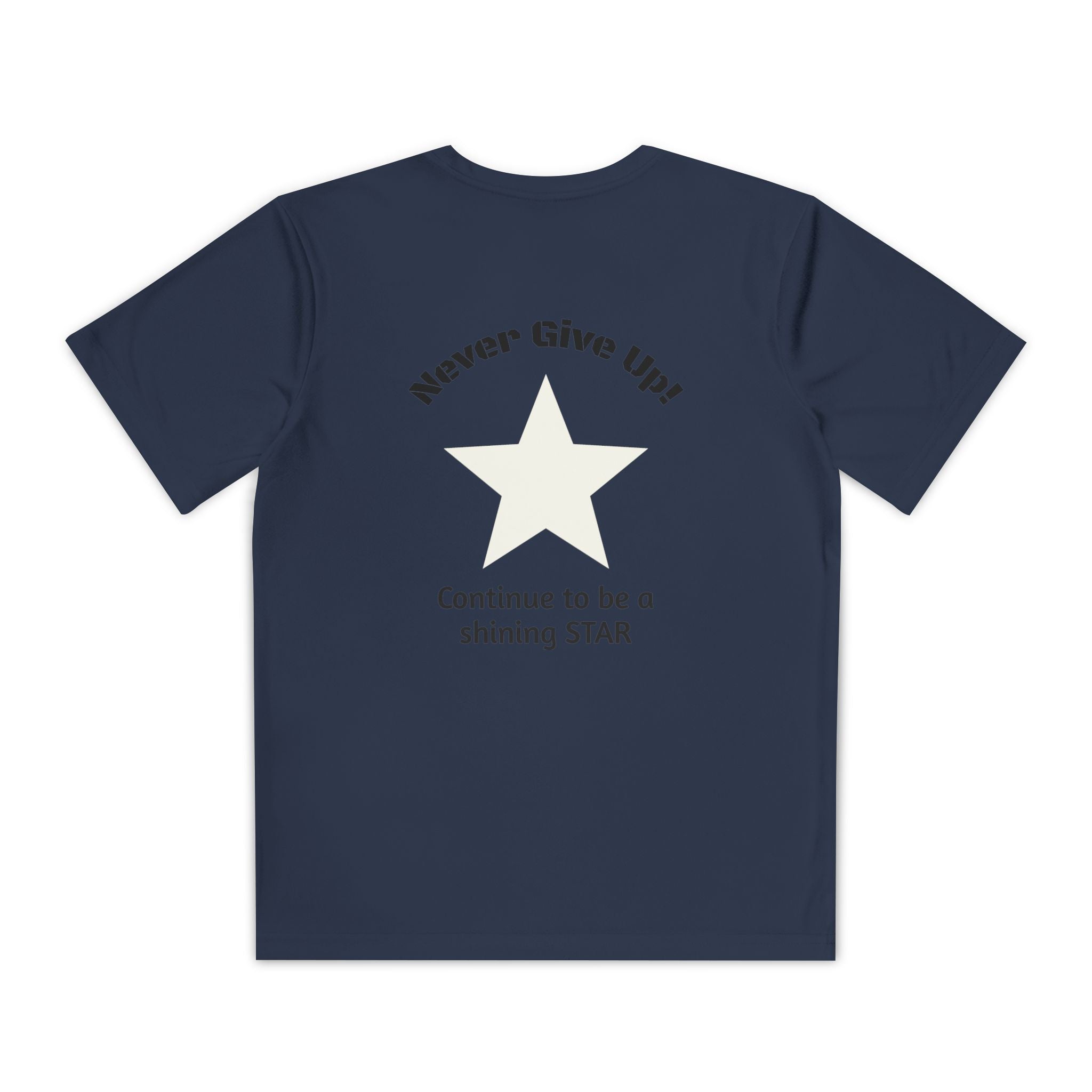 Youth Competitor Tee - 'Run Towards Your Goals' Inspirational Christian Kids Shirt (Proverbs 16:3, Never Give Up)