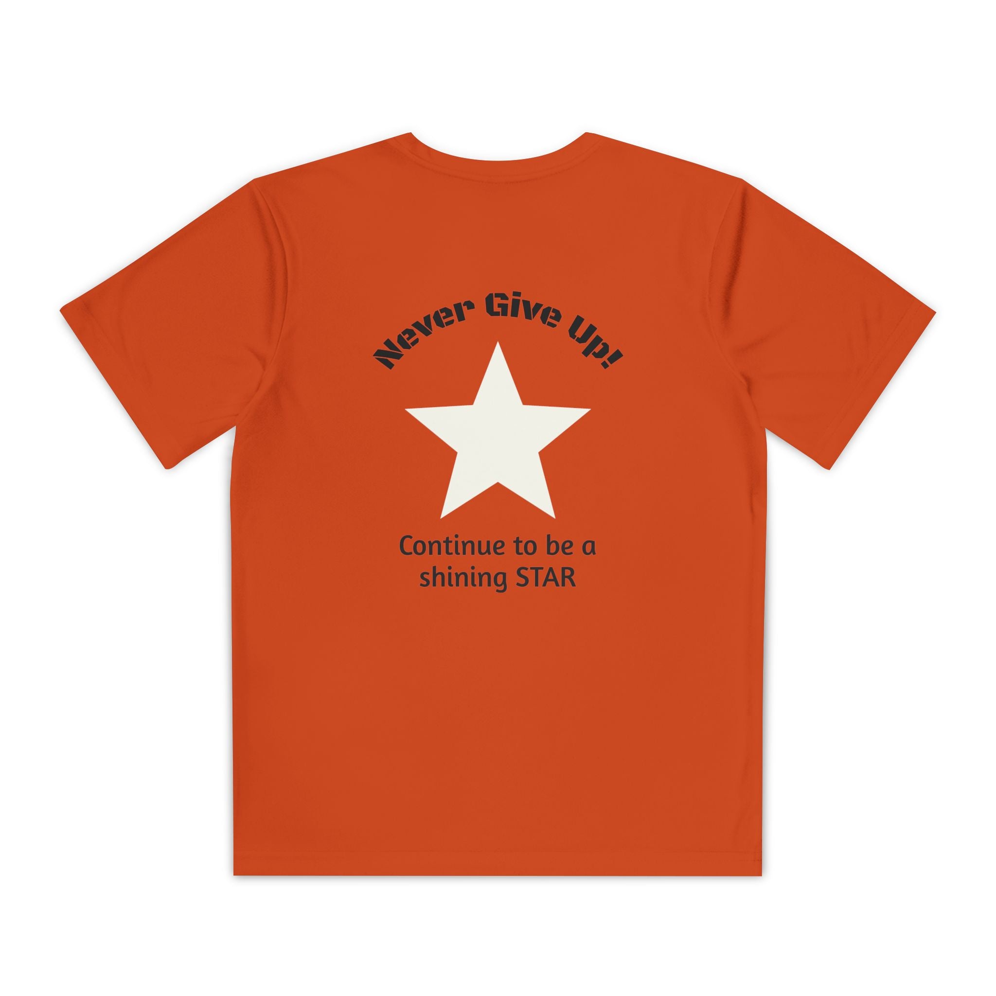 Youth Competitor Tee - 'Run Towards Your Goals' Inspirational Christian Kids Shirt (Proverbs 16:3, Never Give Up)