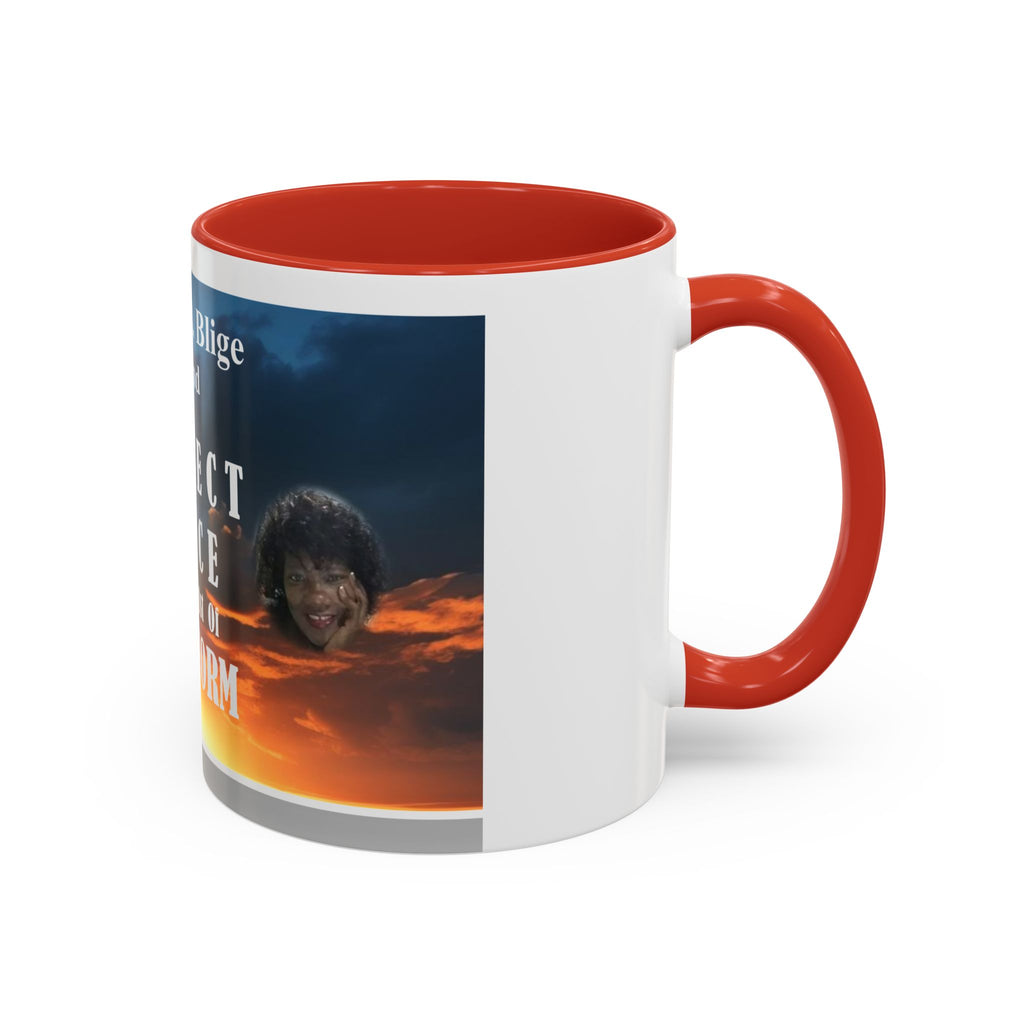Inspirational Accent Coffee Mug - “Found Perfect Peace in the Midst of Her Storm”