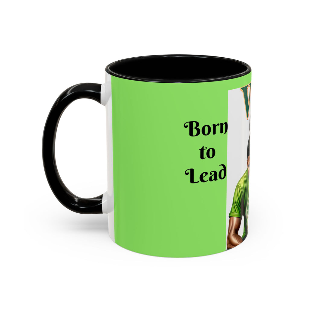 Veterans 'Born to Lead, Proud to Serve' Accent Coffee Mug