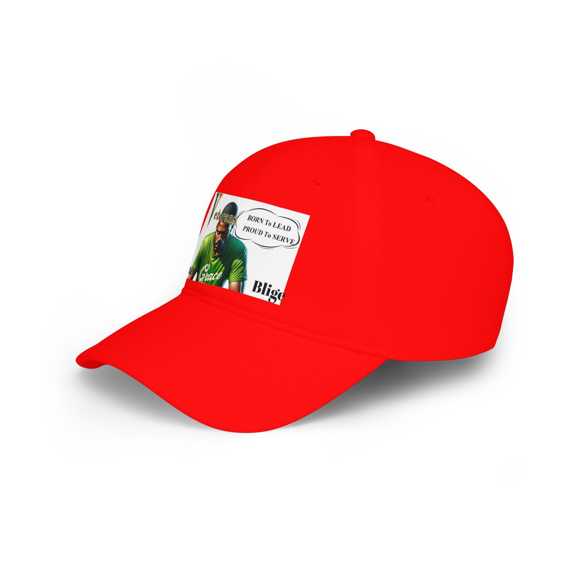 Veteran 'Born to Lead, Proud to Serve' Low Profile Baseball Cap