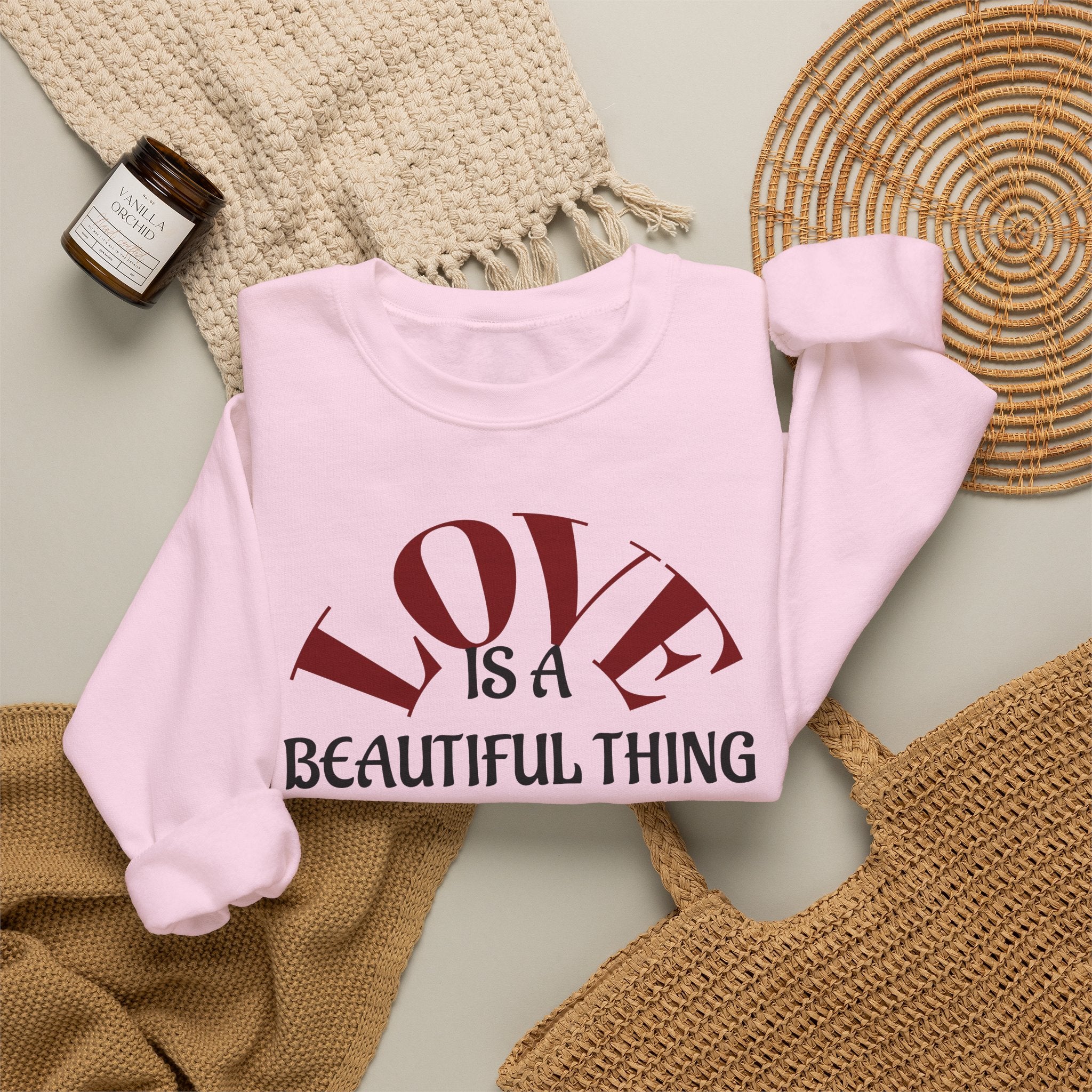 Faith & Warmth Unisex Crewneck Sweatshirt — Inspirational Comfort Wear