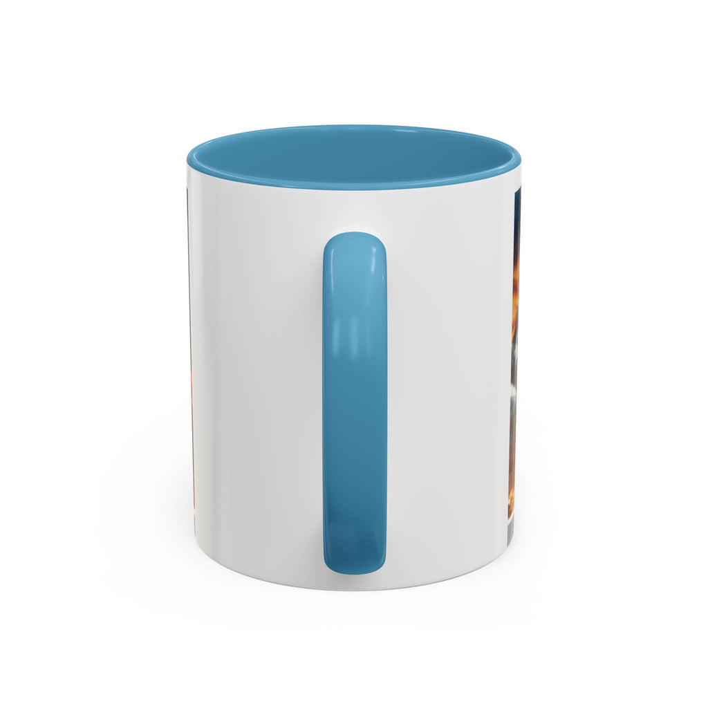 Inspirational Accent Coffee Mug - “Found Perfect Peace in the Midst of Her Storm”
