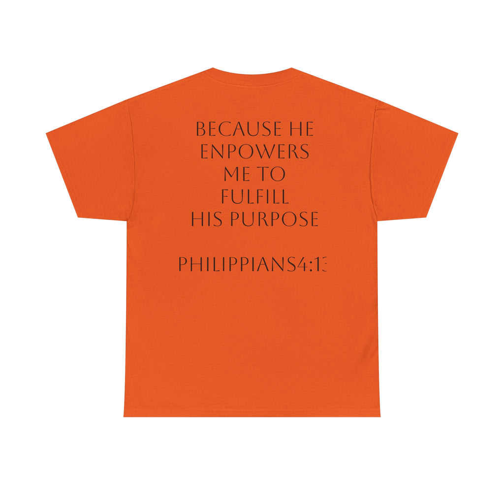 Inspirational Christian Tee — "Life Is Tough But So Are You" Personalized Shirt (Philippians 4:13)
