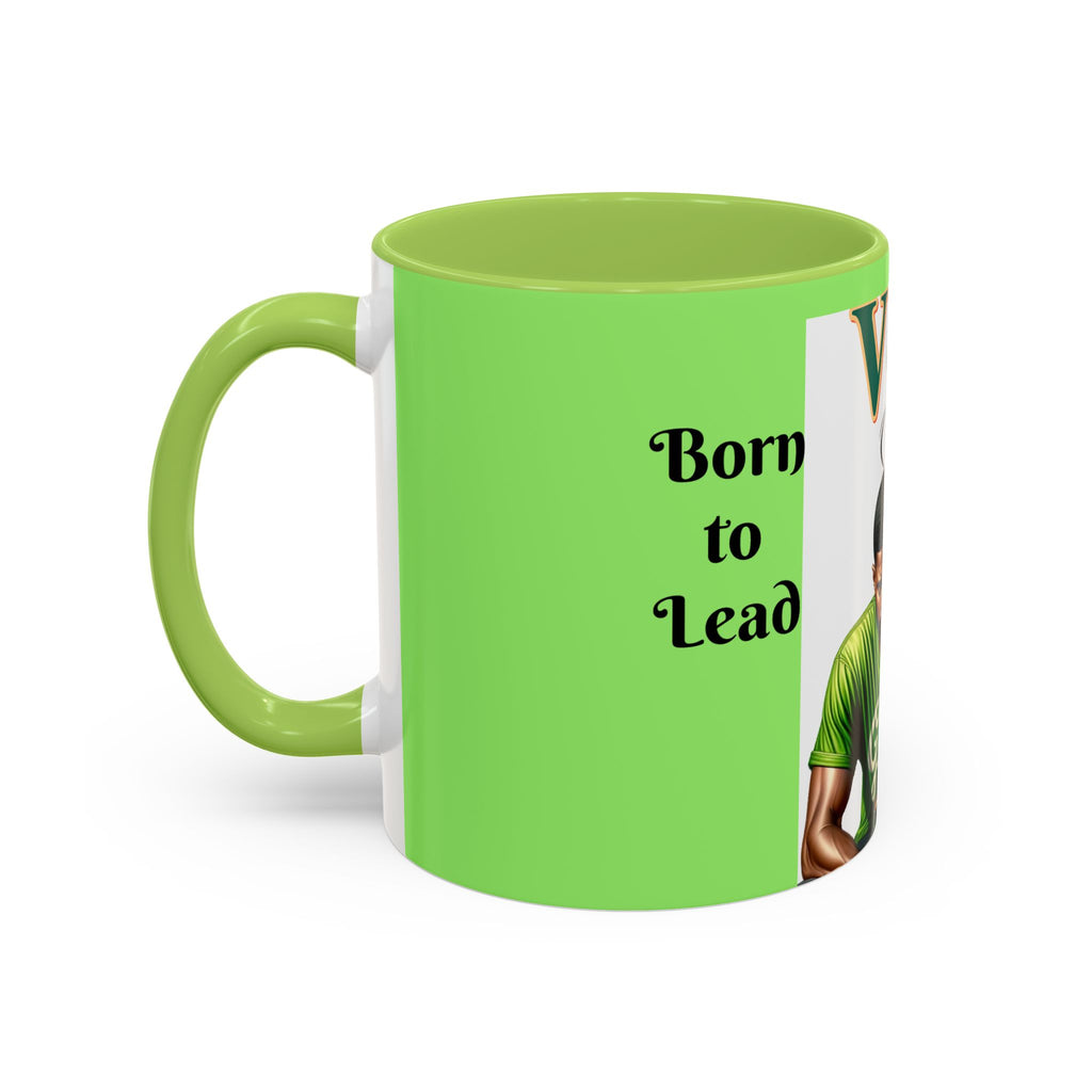 Veterans 'Born to Lead, Proud to Serve' Accent Coffee Mug