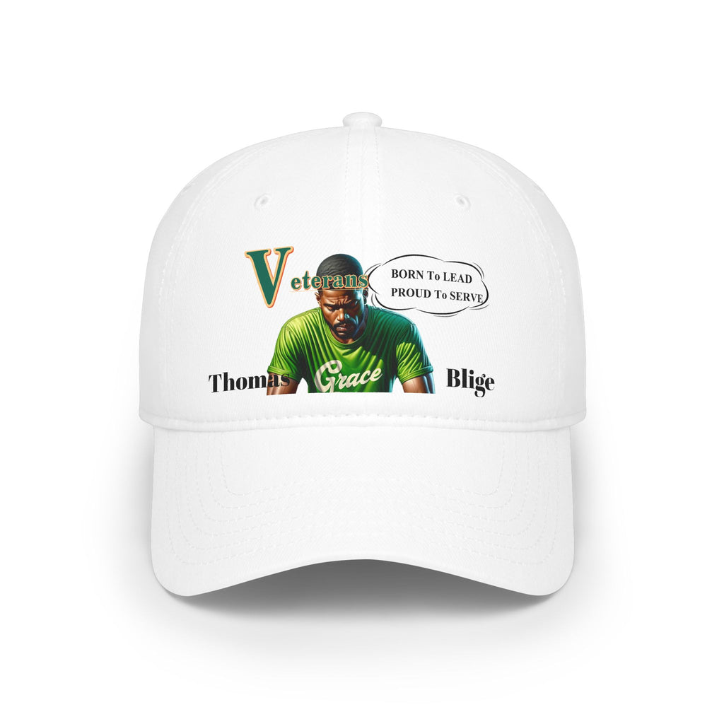 Veteran 'Born to Lead, Proud to Serve' Low Profile Baseball Cap