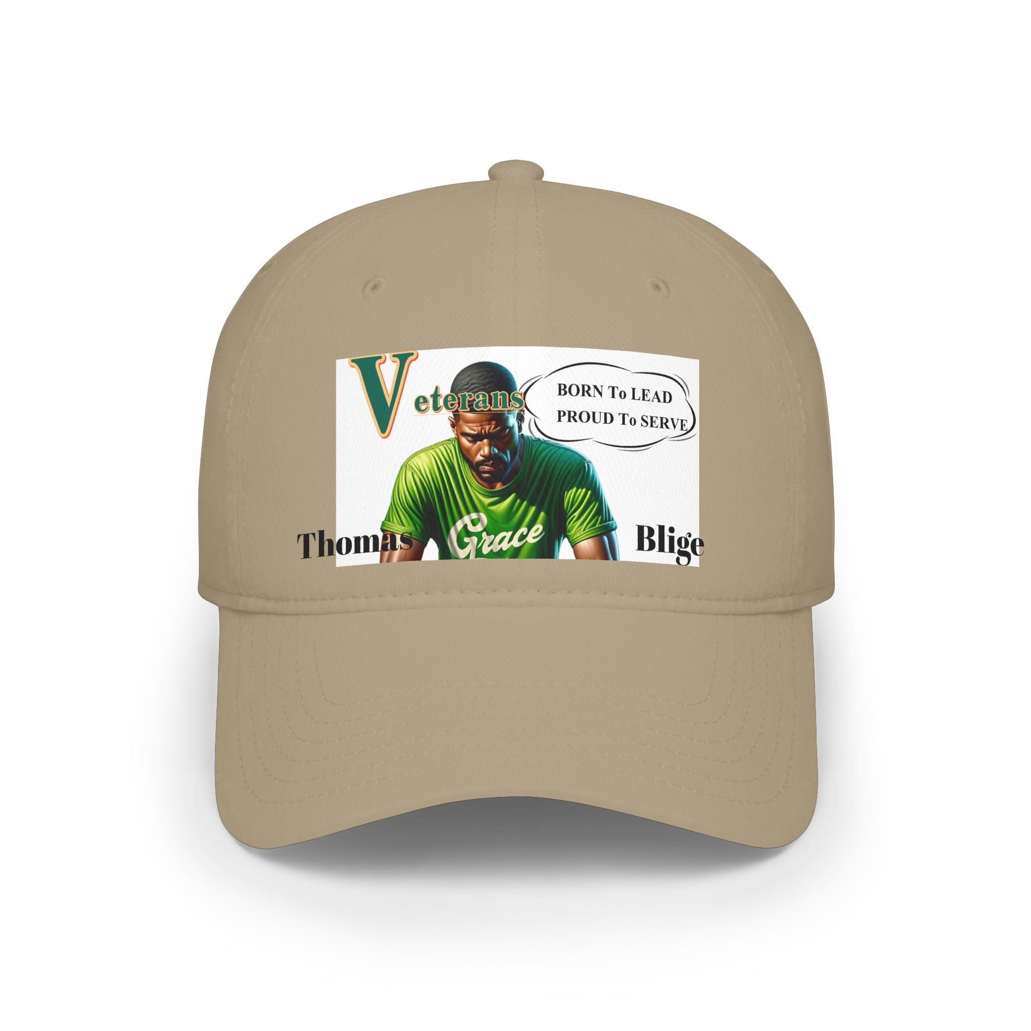 Veteran 'Born to Lead, Proud to Serve' Low Profile Baseball Cap
