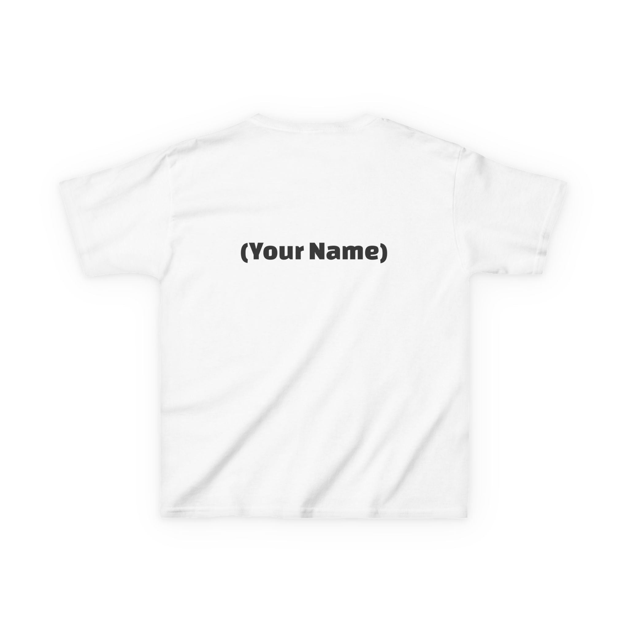 Kids Tee — "Watch Out! Queen Coming Through" Cute Black Baby Girl Design (Custom Name Back)