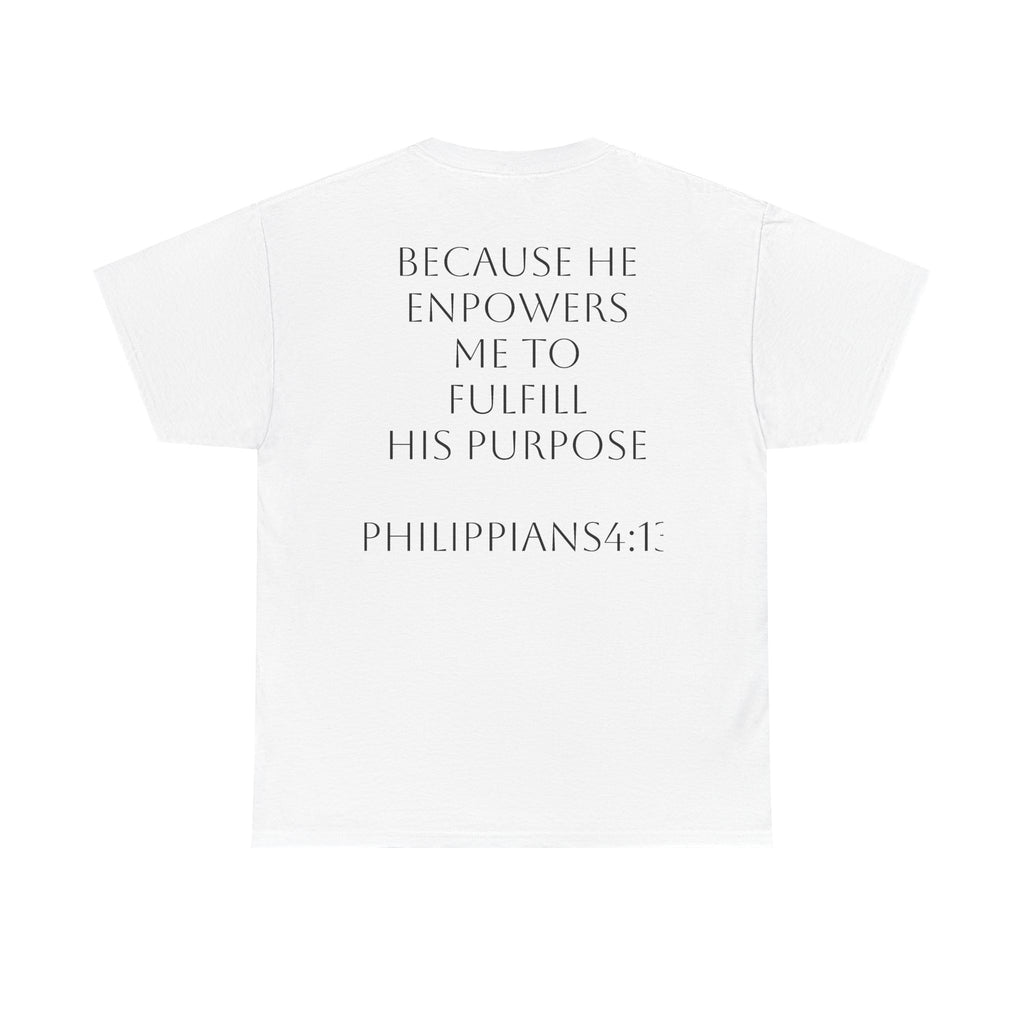 Inspirational Christian Tee — "Life Is Tough But So Are You" Personalized Shirt (Philippians 4:13)