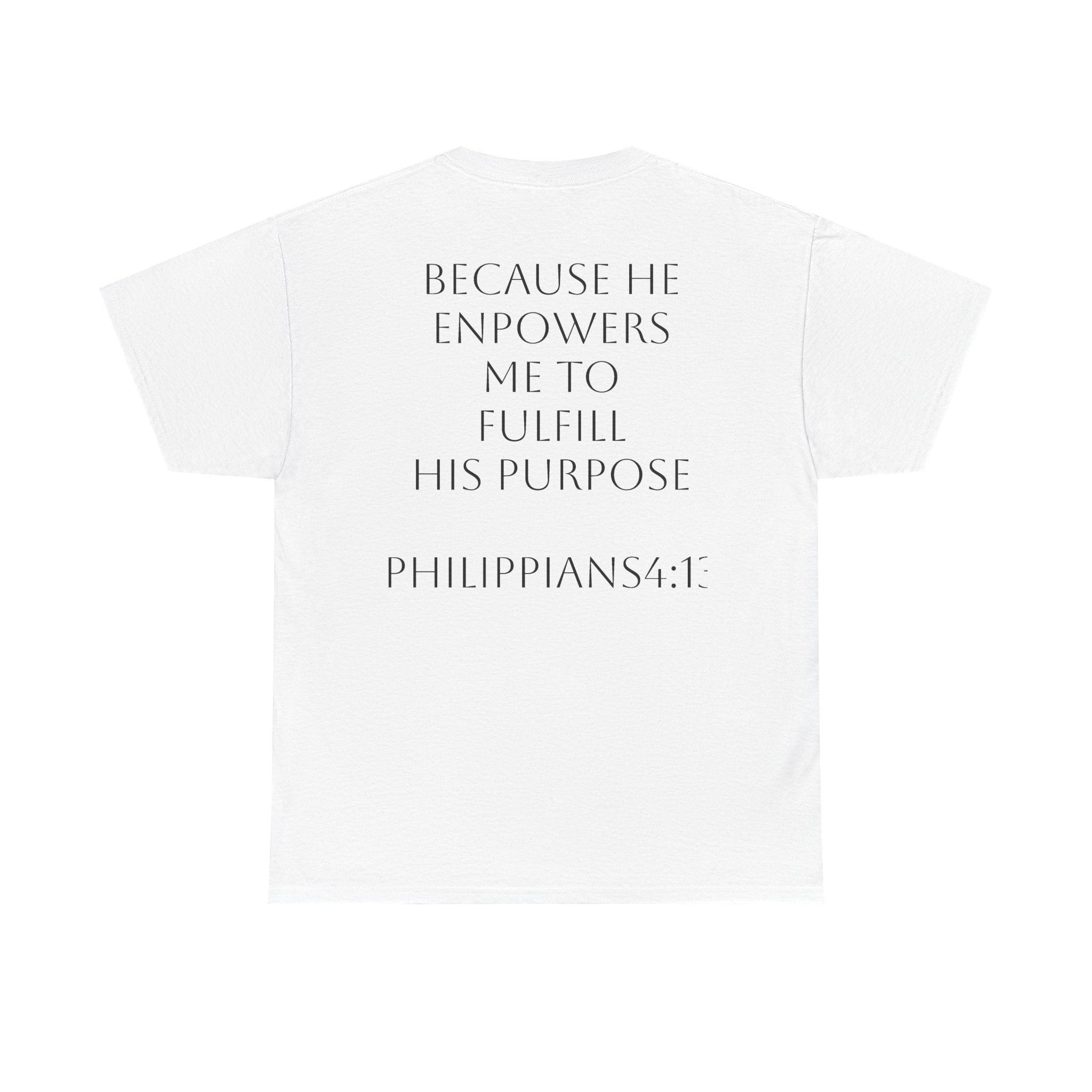 Inspirational Christian Tee — "Life Is Tough But So Are You" Personalized Shirt (Philippians 4:13)