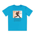 Youth Competitor Tee - 'Run Towards Your Goals' Inspirational Christian Kids Shirt (Proverbs 16:3, Never Give Up)