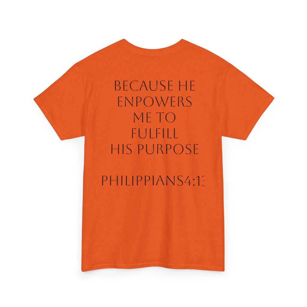 Inspirational Christian Tee — "Life Is Tough But So Are You" Personalized Shirt (Philippians 4:13)