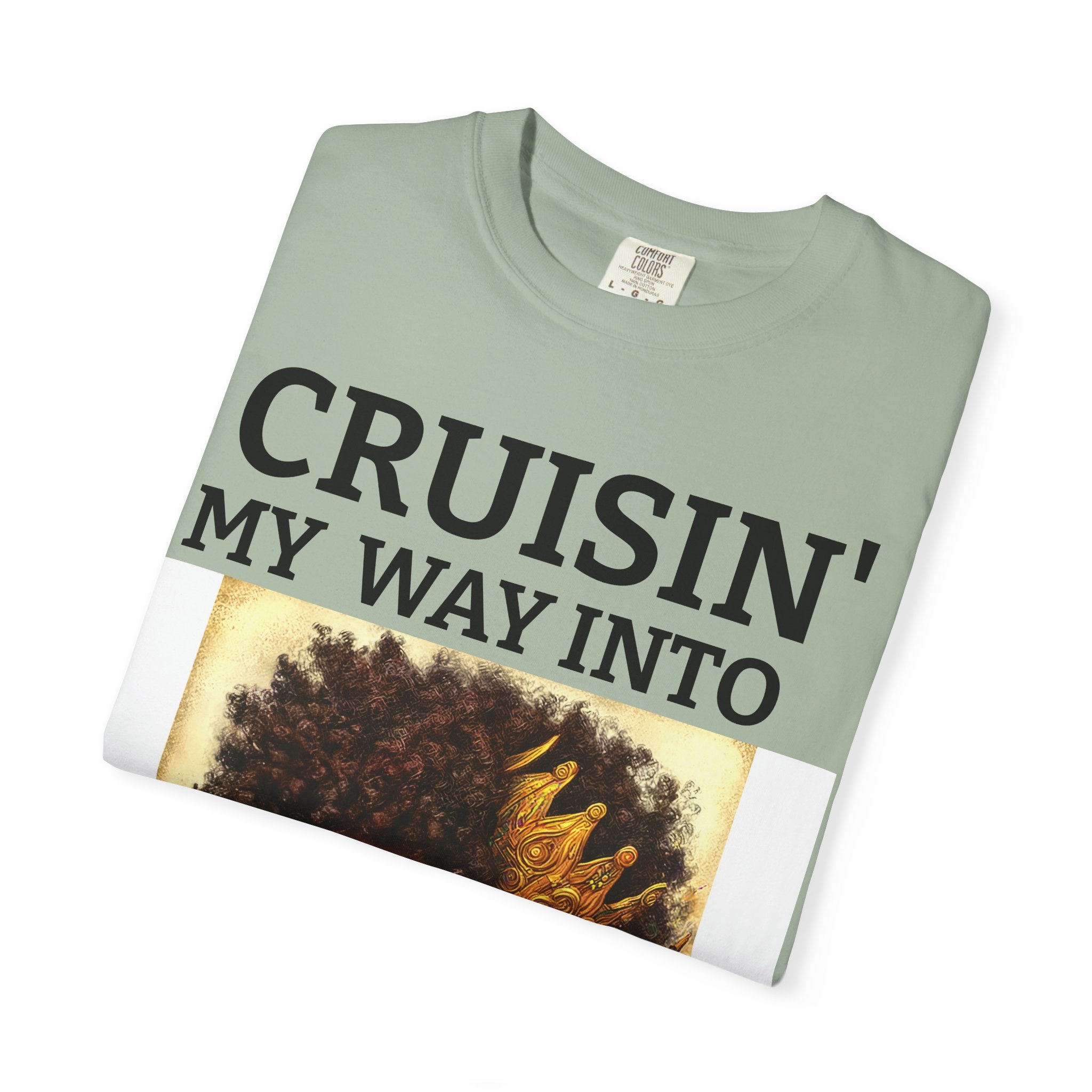 Personalized  Cruising your way to your 60's, 40's, 80's or whatever the blessing, Unisex Garment-Dyed T-shirt