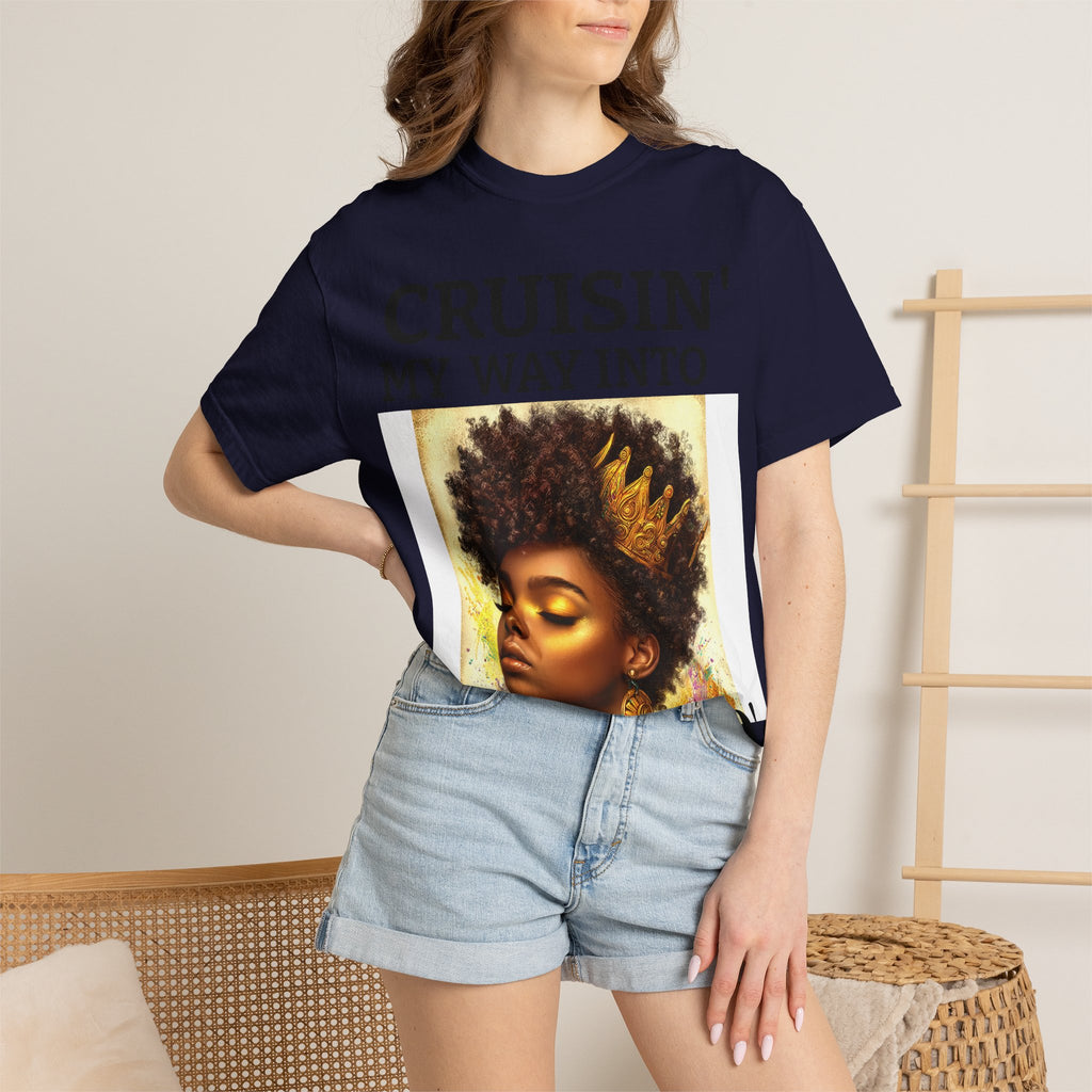 Personalized  Cruising your way to your 60's, 40's, 80's or whatever the blessing, Unisex Garment-Dyed T-shirt