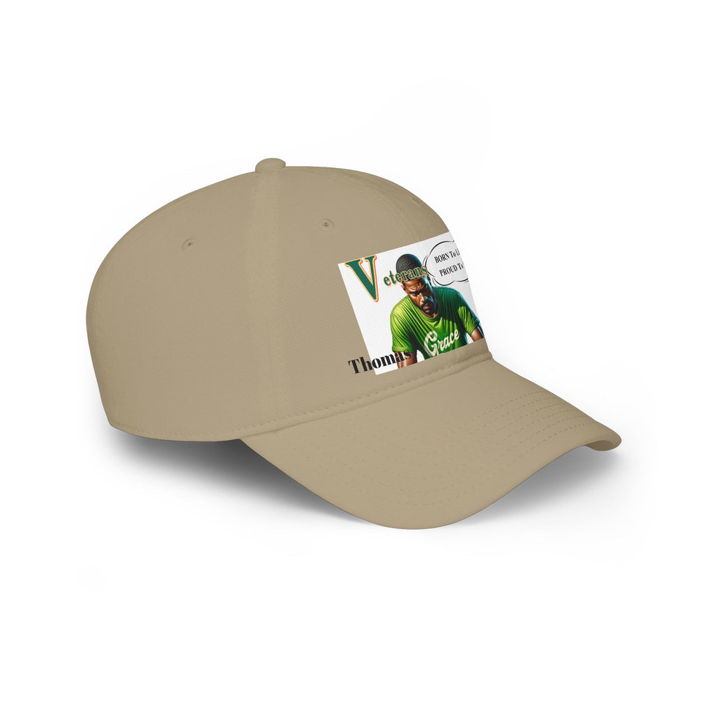 Veteran 'Born to Lead, Proud to Serve' Low Profile Baseball Cap