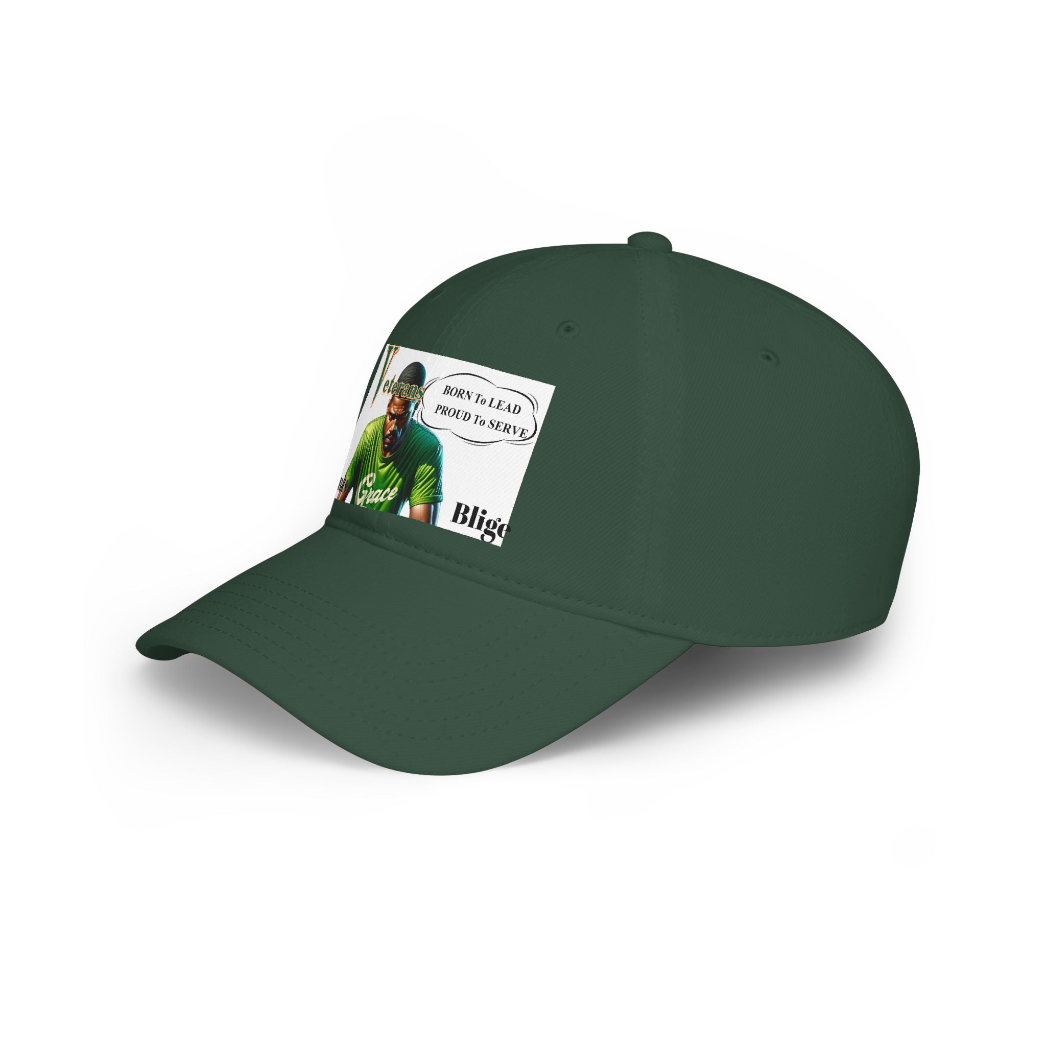 Veteran 'Born to Lead, Proud to Serve' Low Profile Baseball Cap