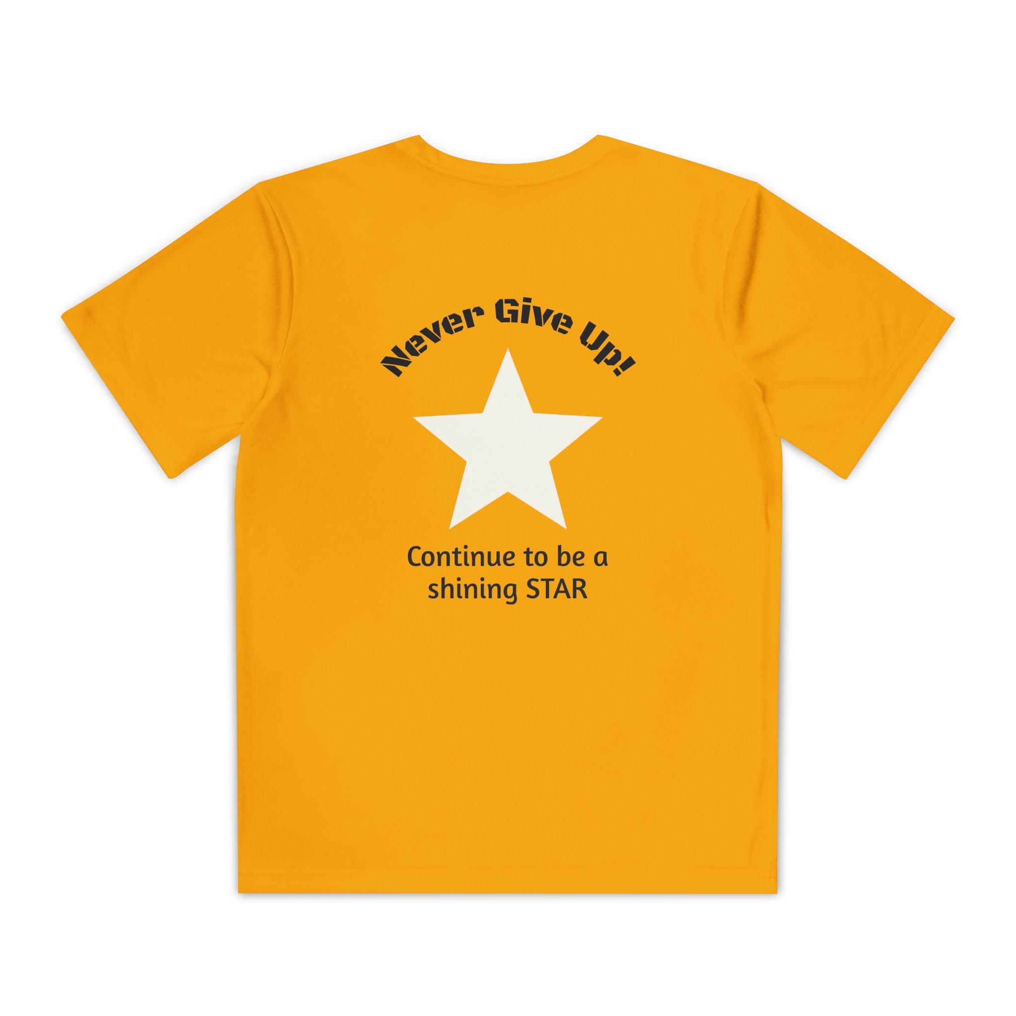 Youth Competitor Tee - 'Run Towards Your Goals' Inspirational Christian Kids Shirt (Proverbs 16:3, Never Give Up)
