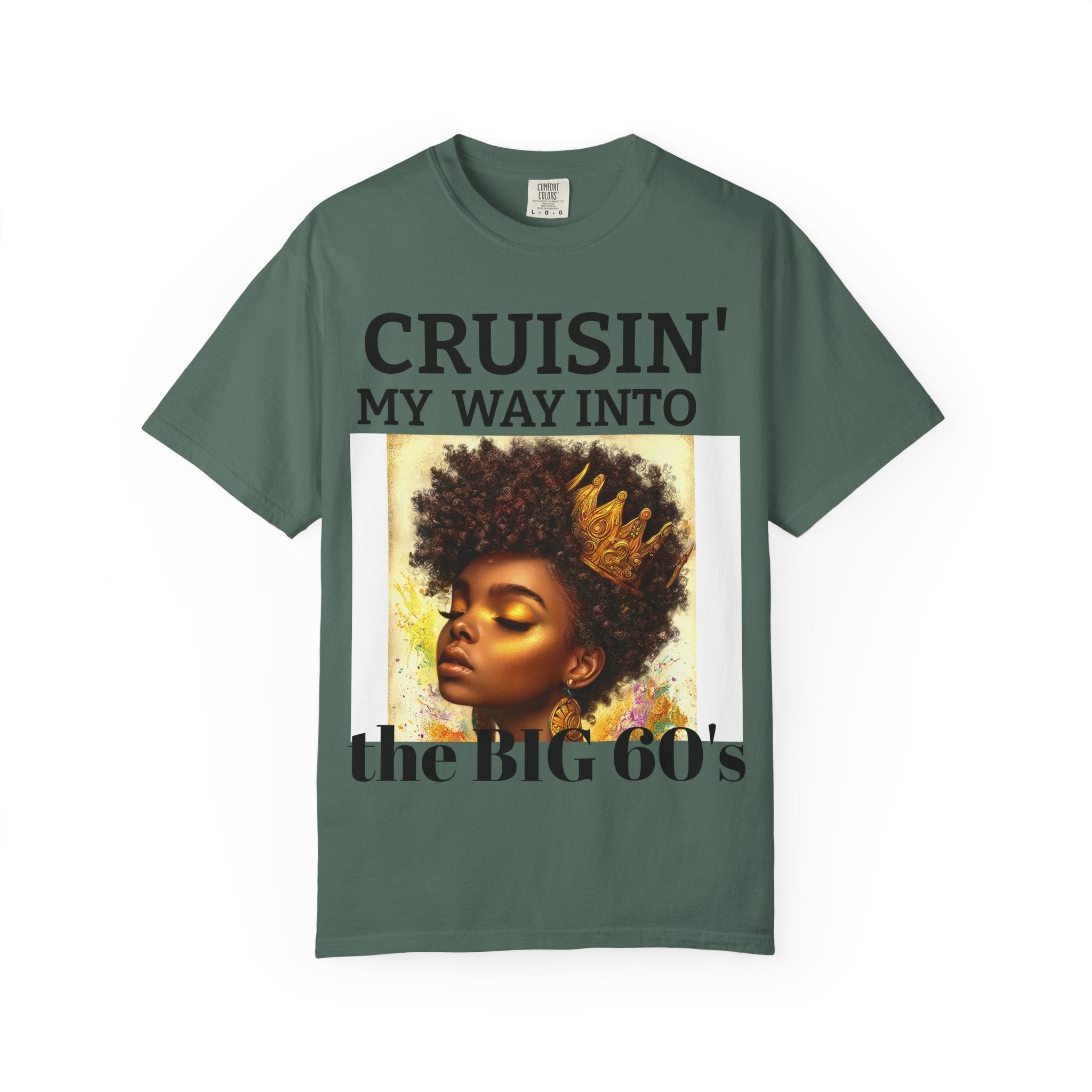 Personalized  Cruising your way to your 60's, 40's, 80's or whatever the blessing, Unisex Garment-Dyed T-shirt